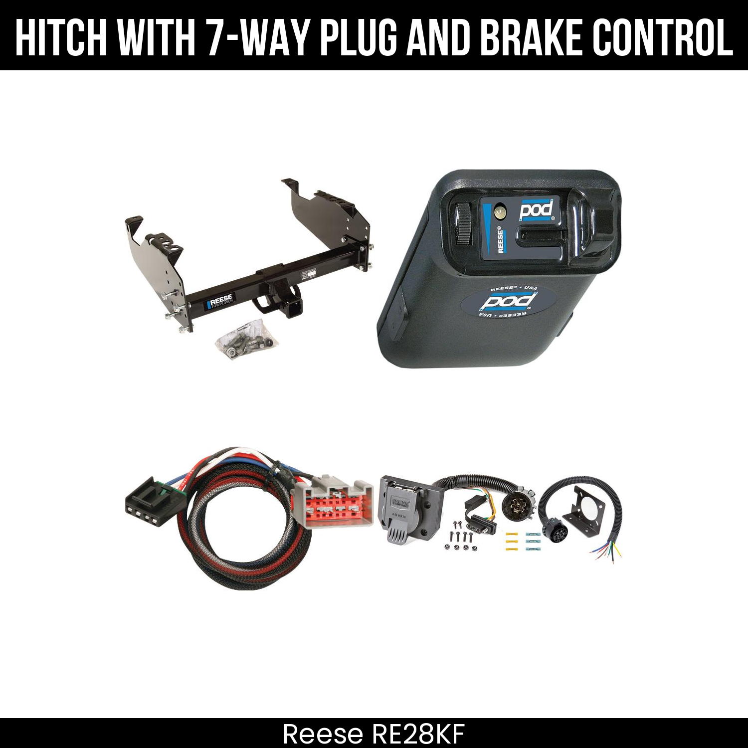 Trailer Hitch , 7-Way , Reese POD Brake Control