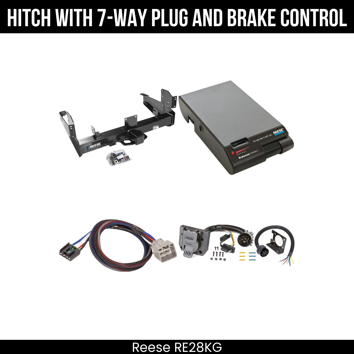 Trailer Hitch , 7-Way , Reese Brakeman Brake Control