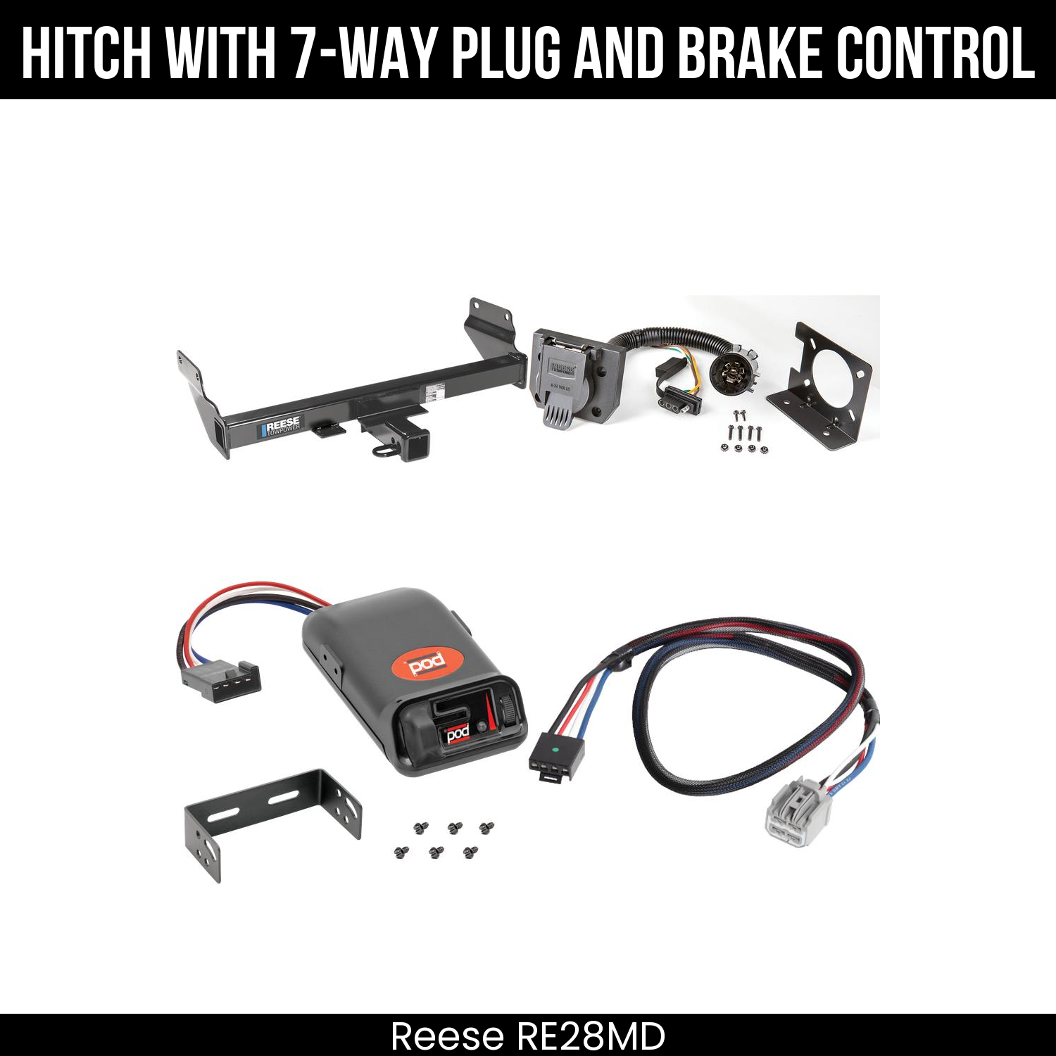 Trailer Hitch , 7-Way , Pro Series POD Brake Control