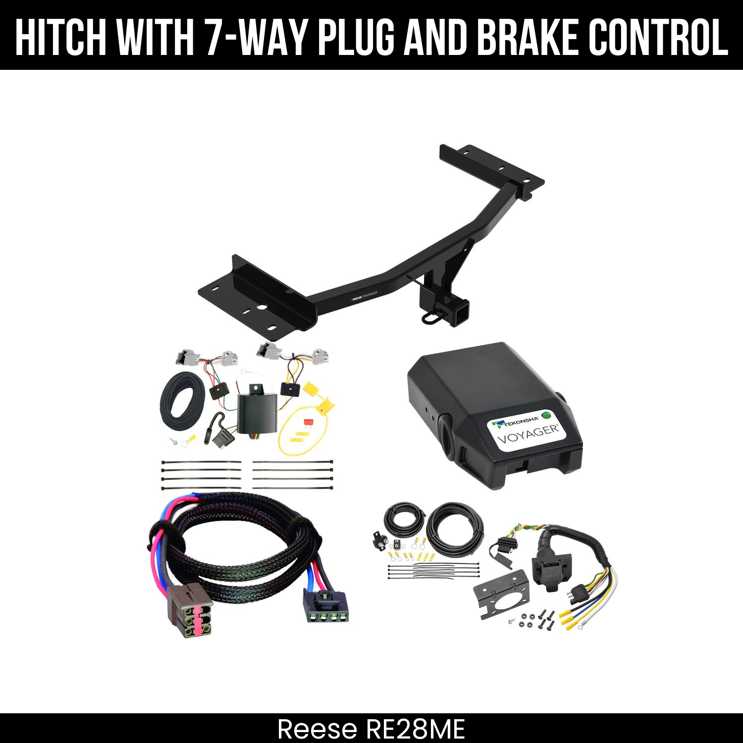 Trailer Hitch , 7-Way , Tekonsha Voyager Brake Control