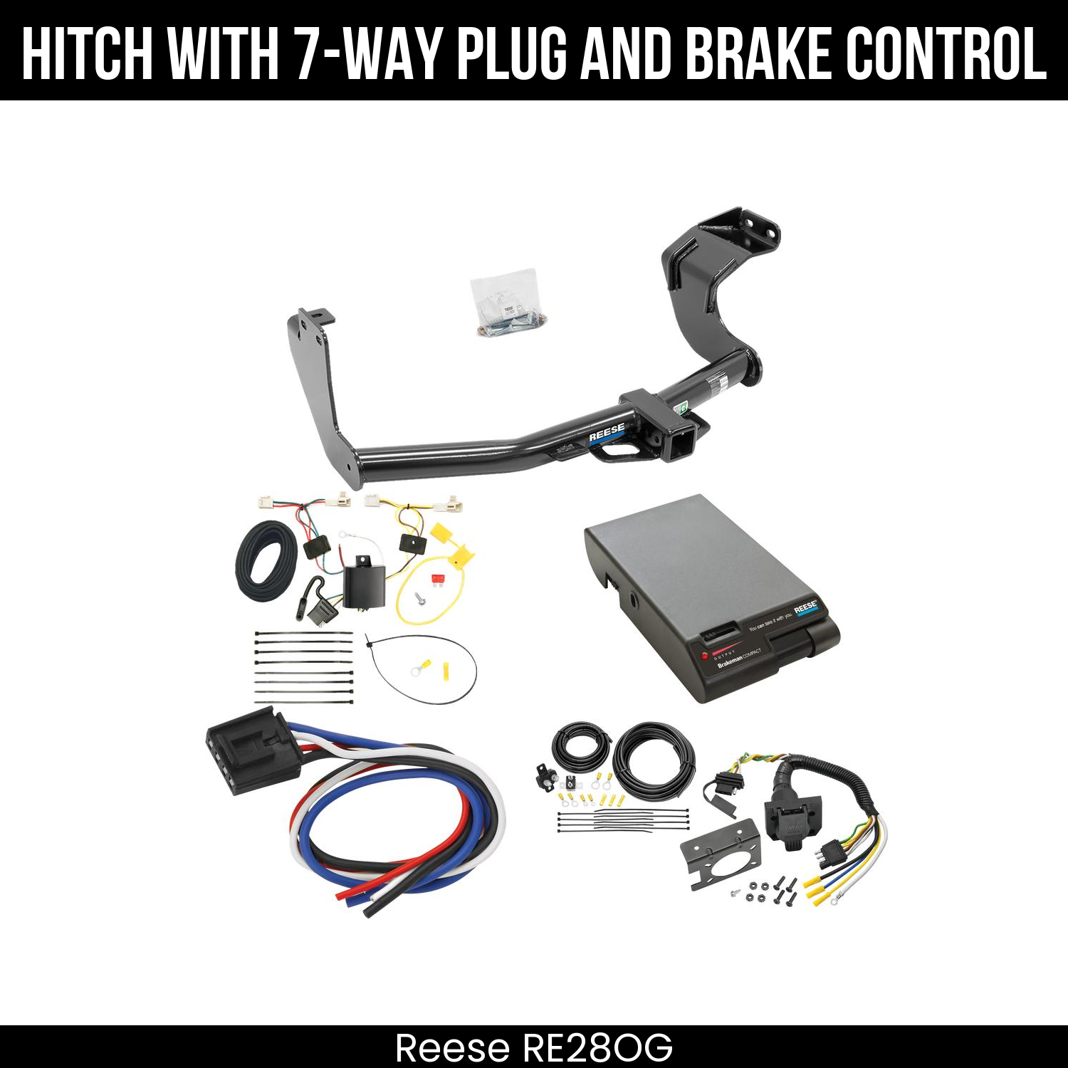 Trailer Hitch , 7-Way , Reese Brakeman Brake Control
