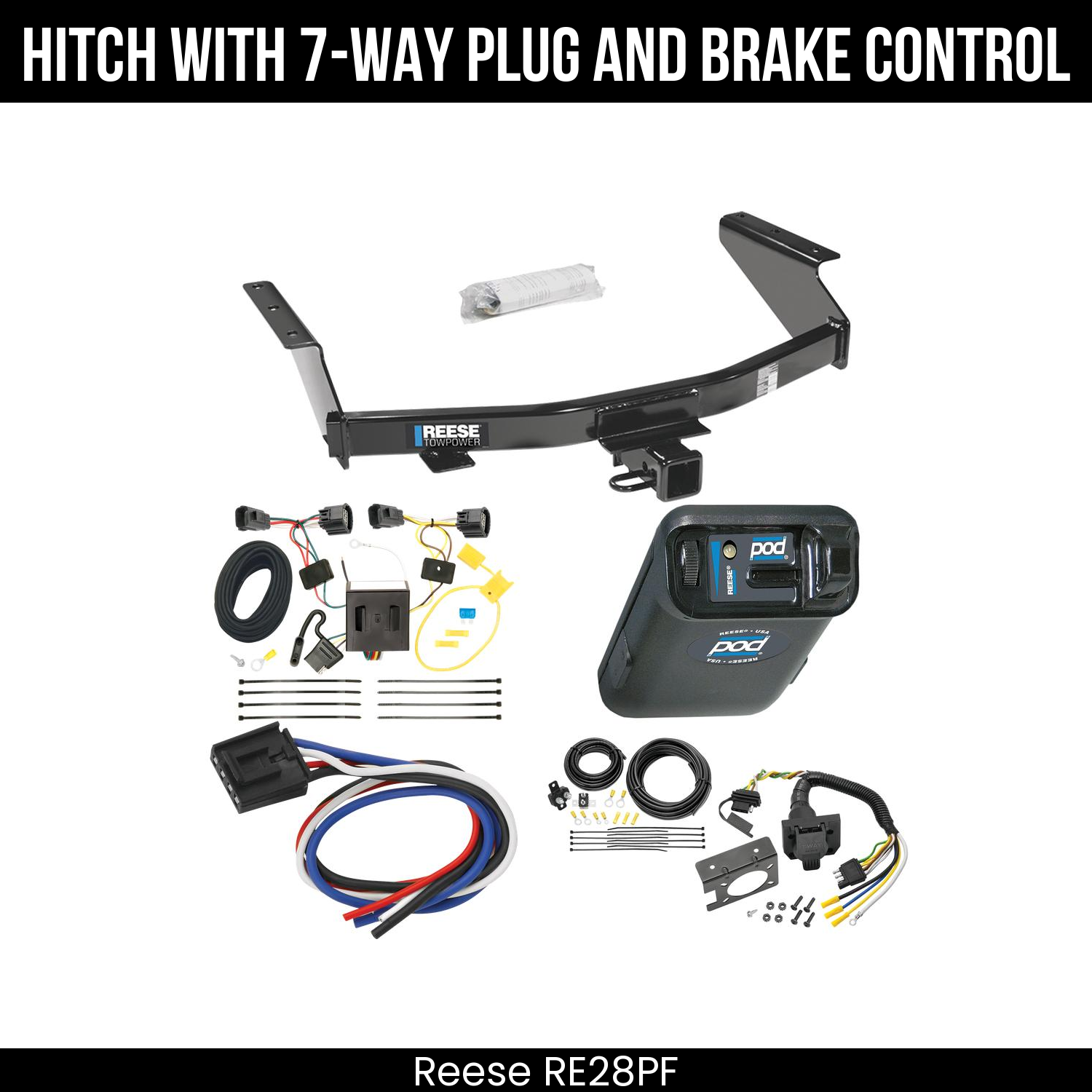 Trailer Hitch , 7-Way , Reese POD Brake Control
