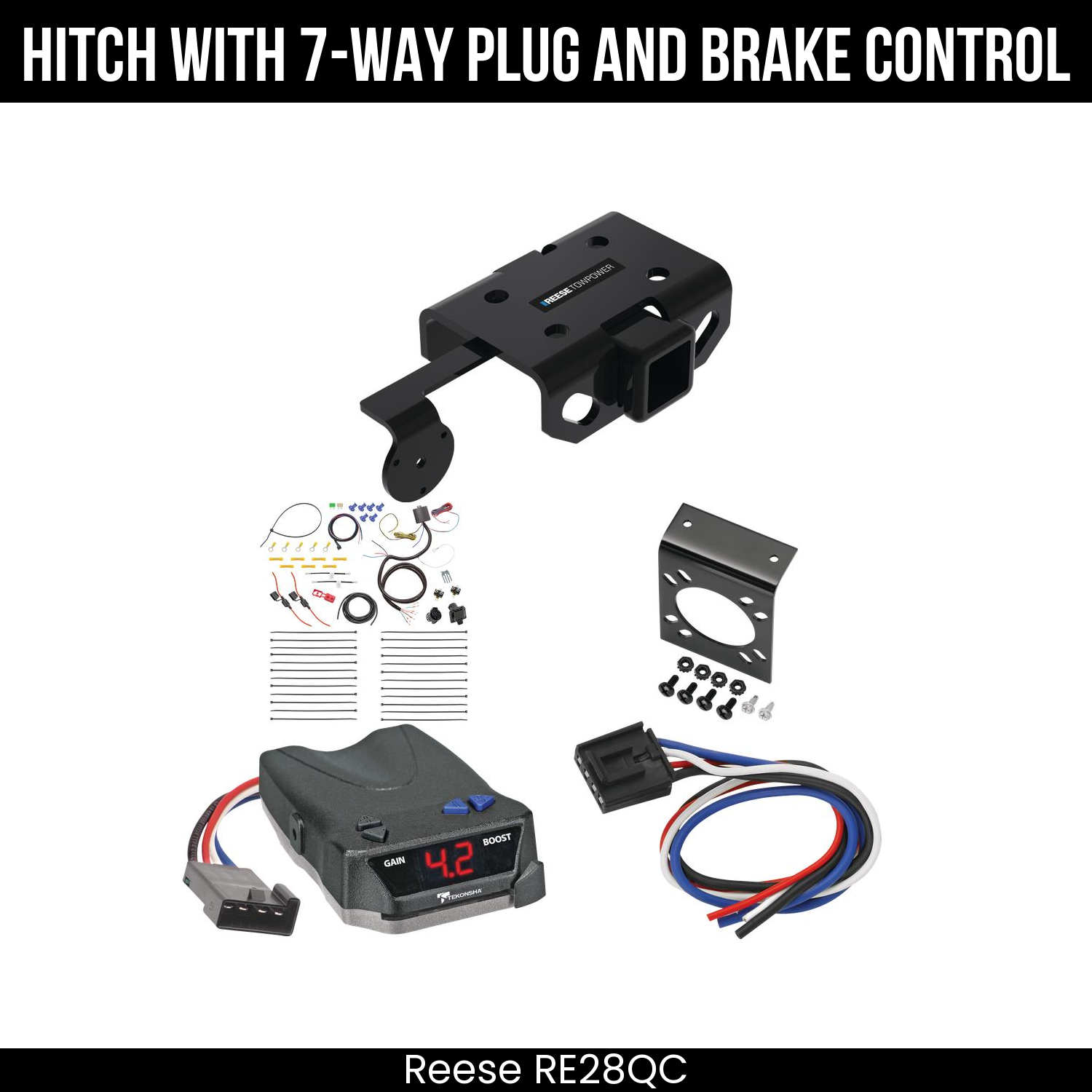 Trailer Hitch , 7-Way , Tekonsha Brake EVN Control