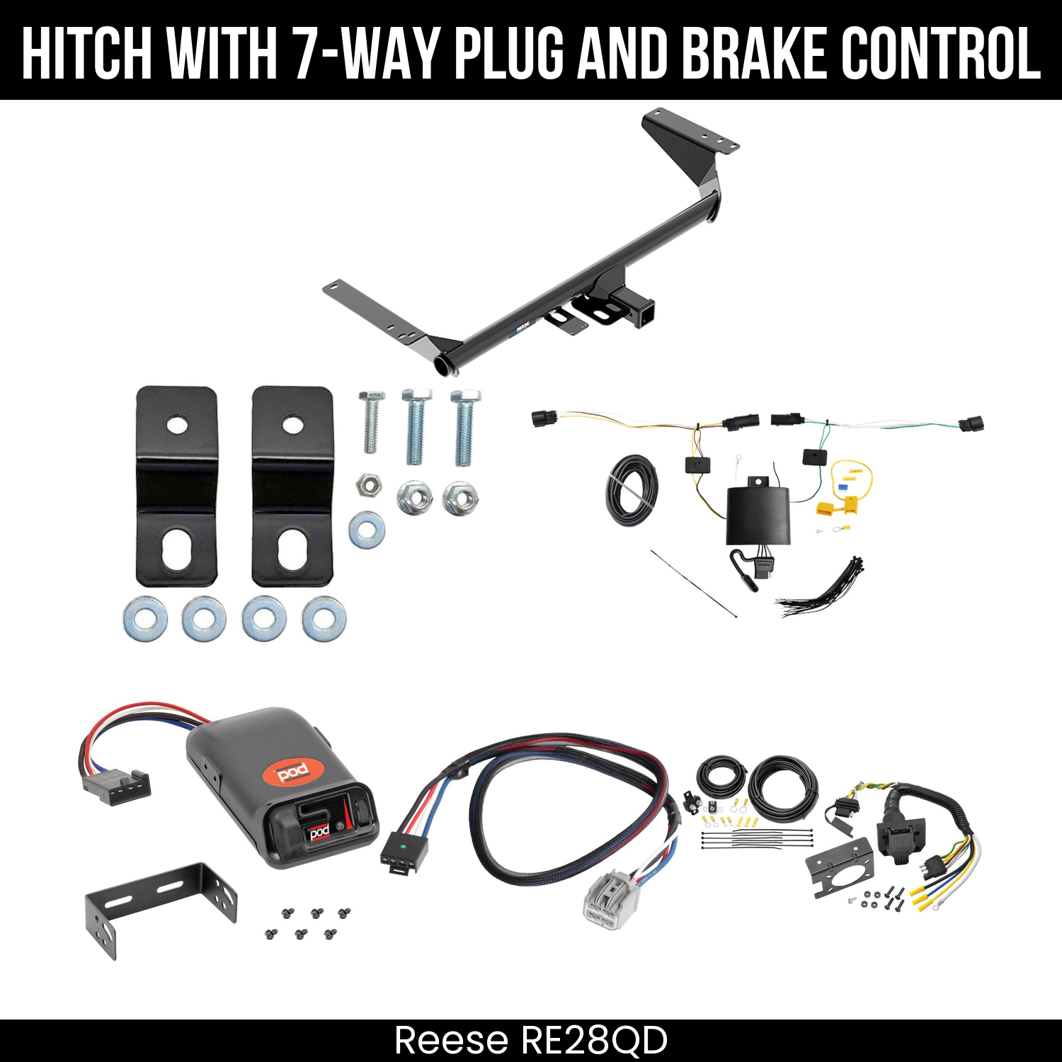 Trailer Hitch , 7-Way , Pro Series POD Brake Control