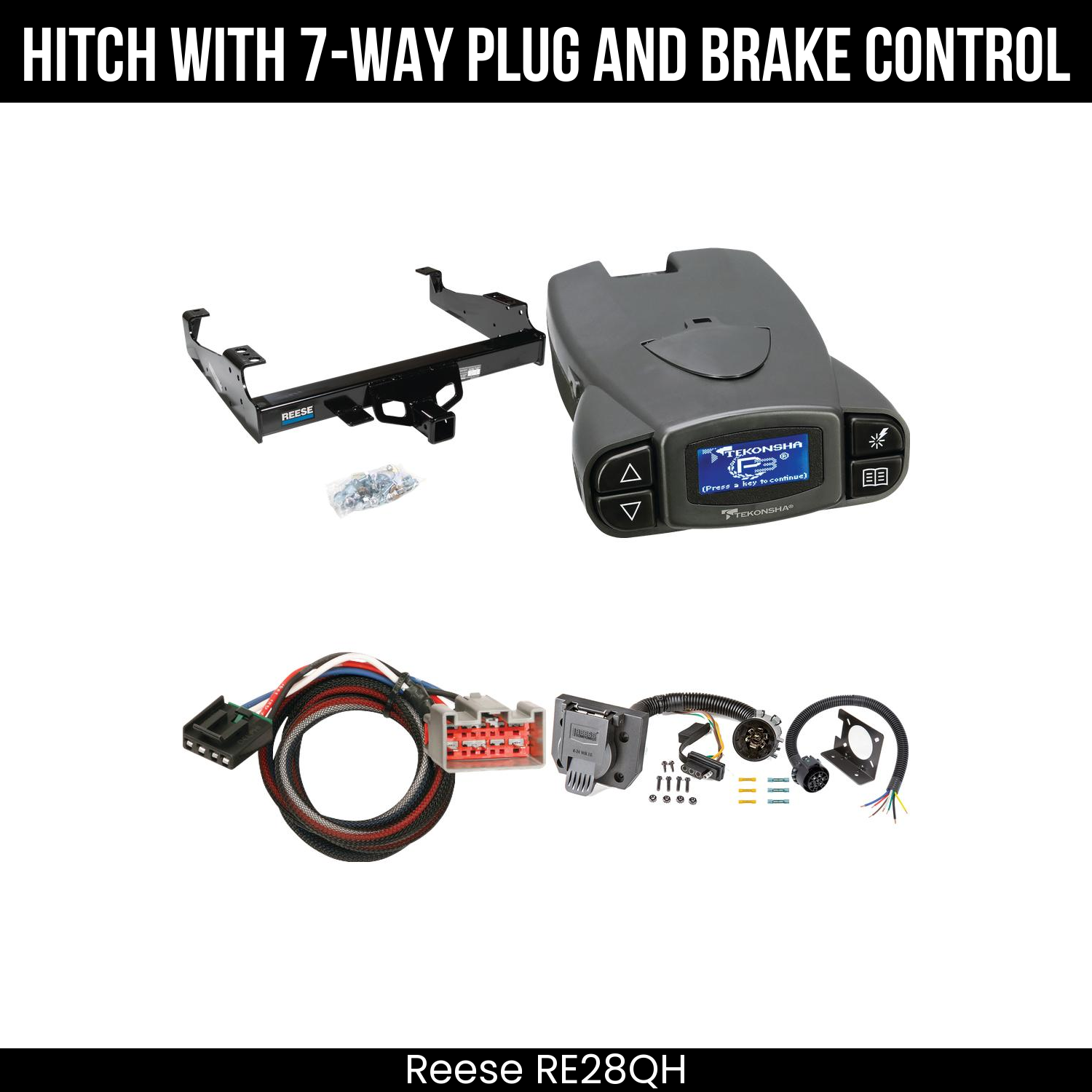 Trailer Hitch , 7-Way , Tekonsha Prodigy P3 Brake Control