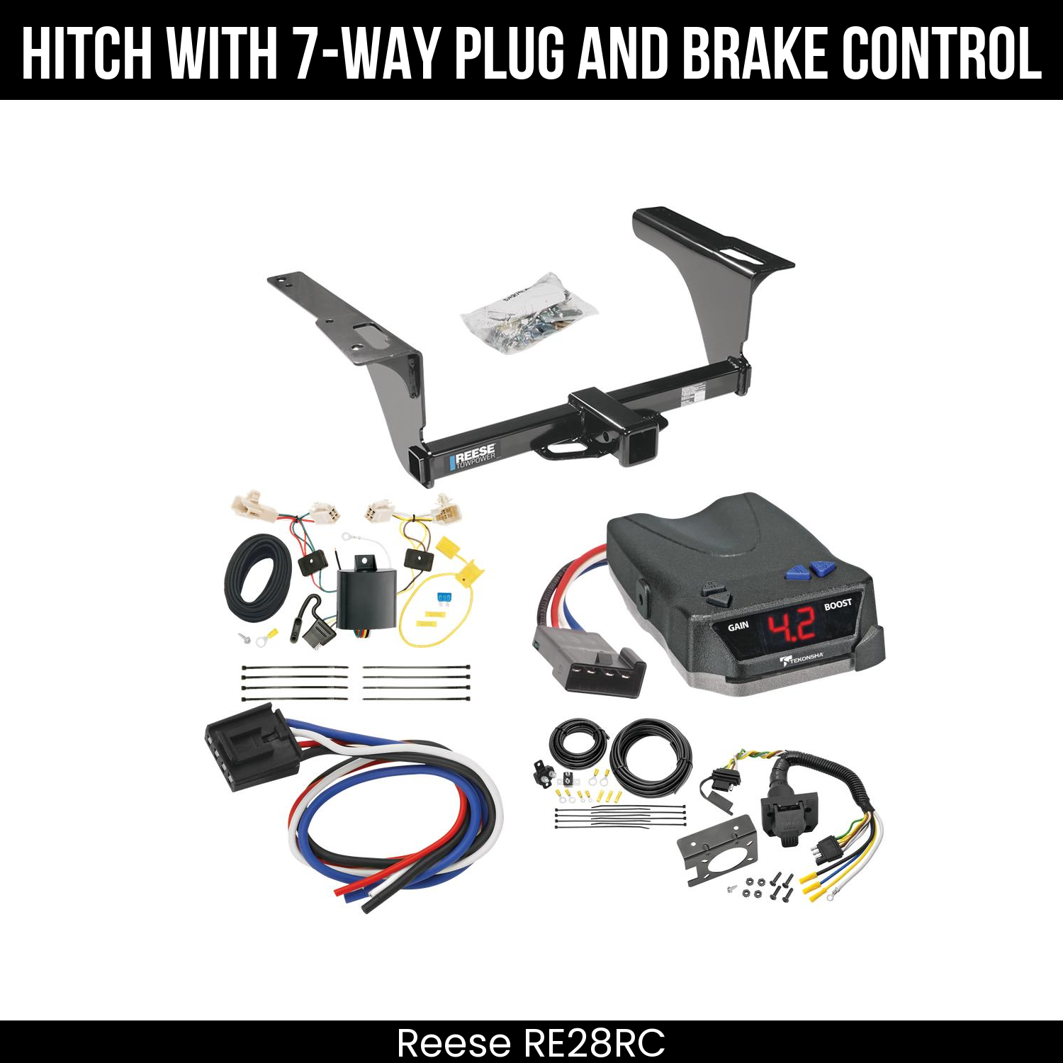 Trailer Hitch , 7-Way , Tekonsha Brake EVN Control