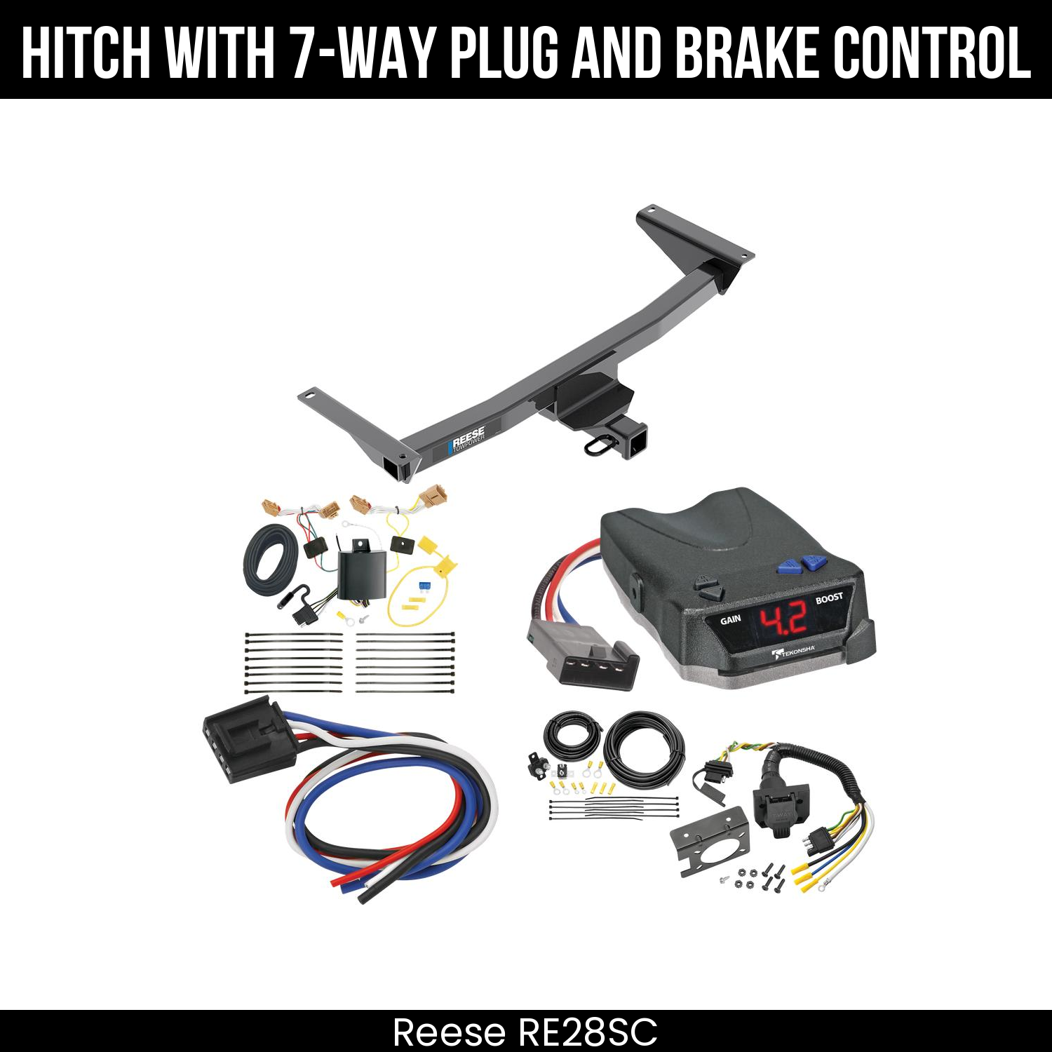 Trailer Hitch , 7-Way , Tekonsha Brake EVN Control