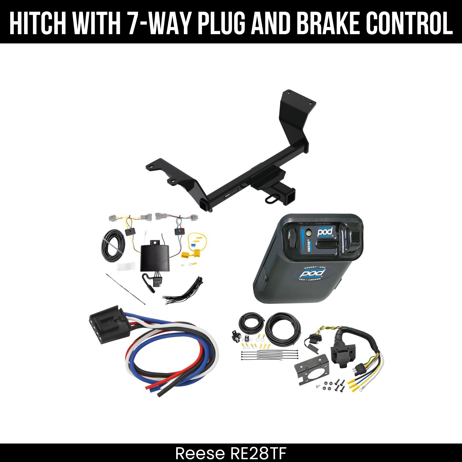 Trailer Hitch , 7-Way , Reese POD Brake Control