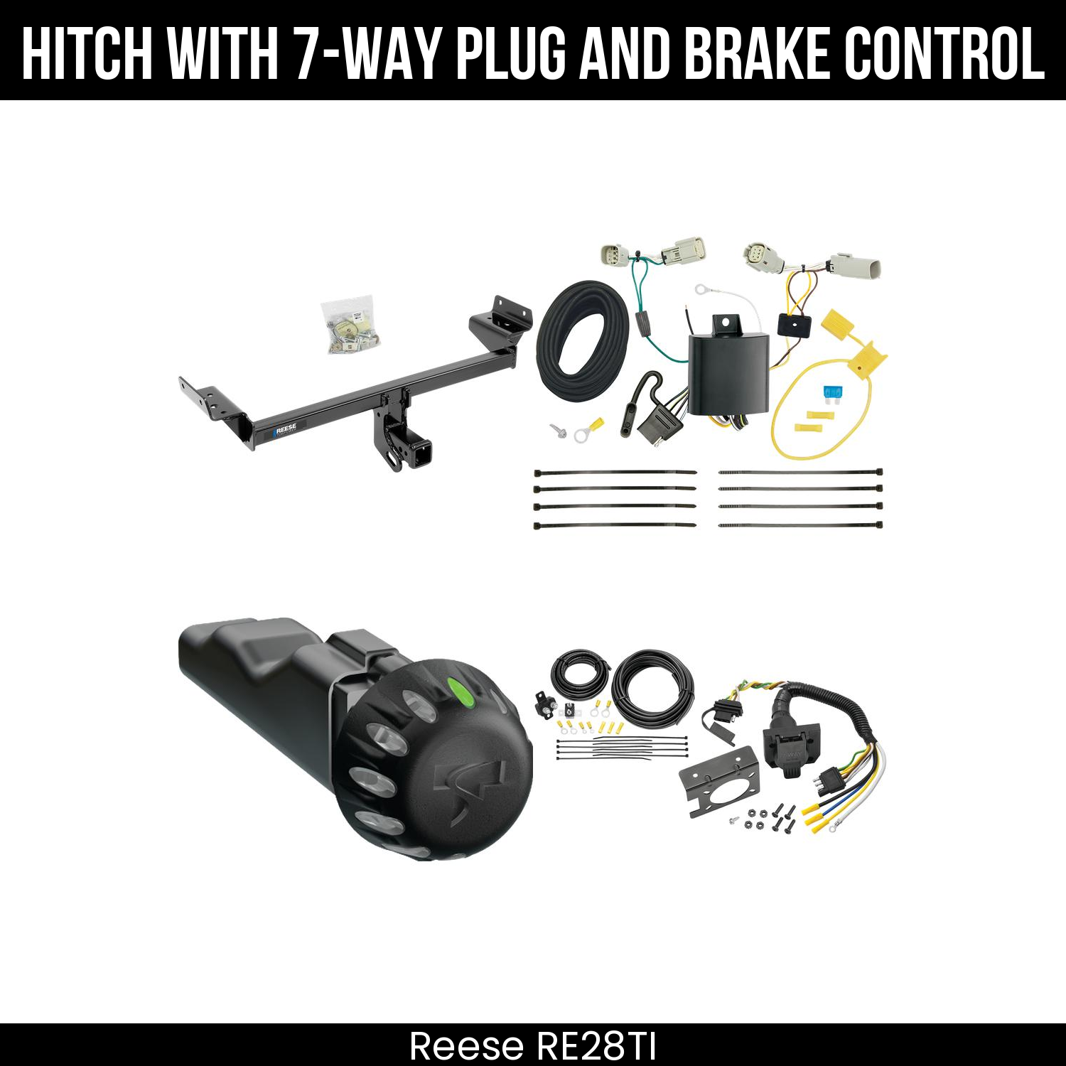 Trailer Hitch , 7-Way , Tekonsha Voyager iD Smart Brake Control