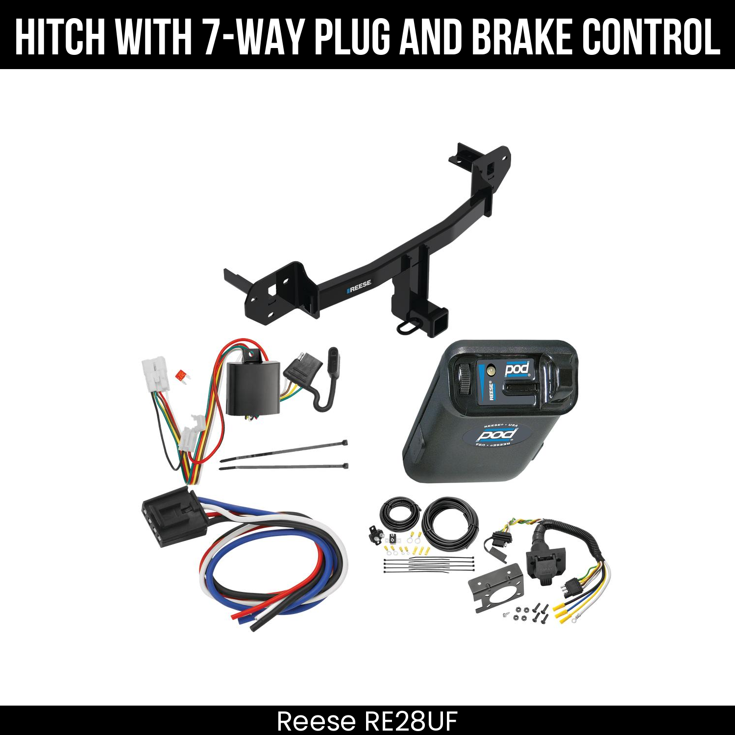 Trailer Hitch , 7-Way , Reese POD Brake Control