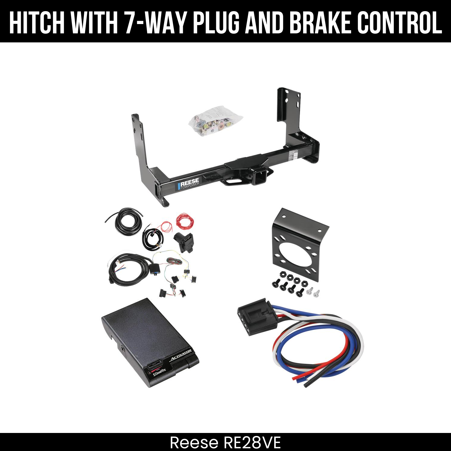 Trailer Hitch , 7-Way , Draw-Tite Activator Brake Control
