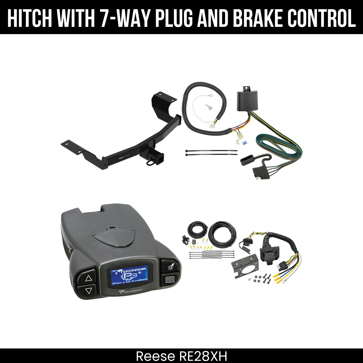 Trailer Hitch , 7-Way , Tekonsha Prodigy P3 Brake Control