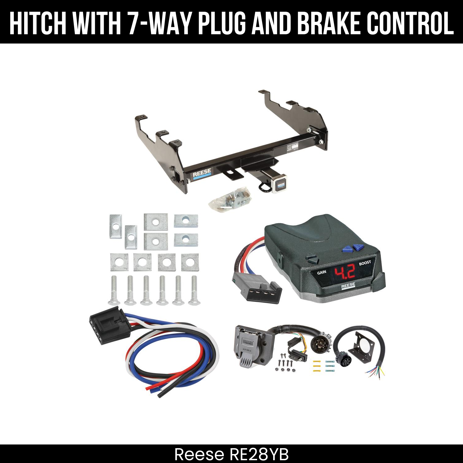 Trailer Hitch , 7-Way , Reese Brake EVN Control