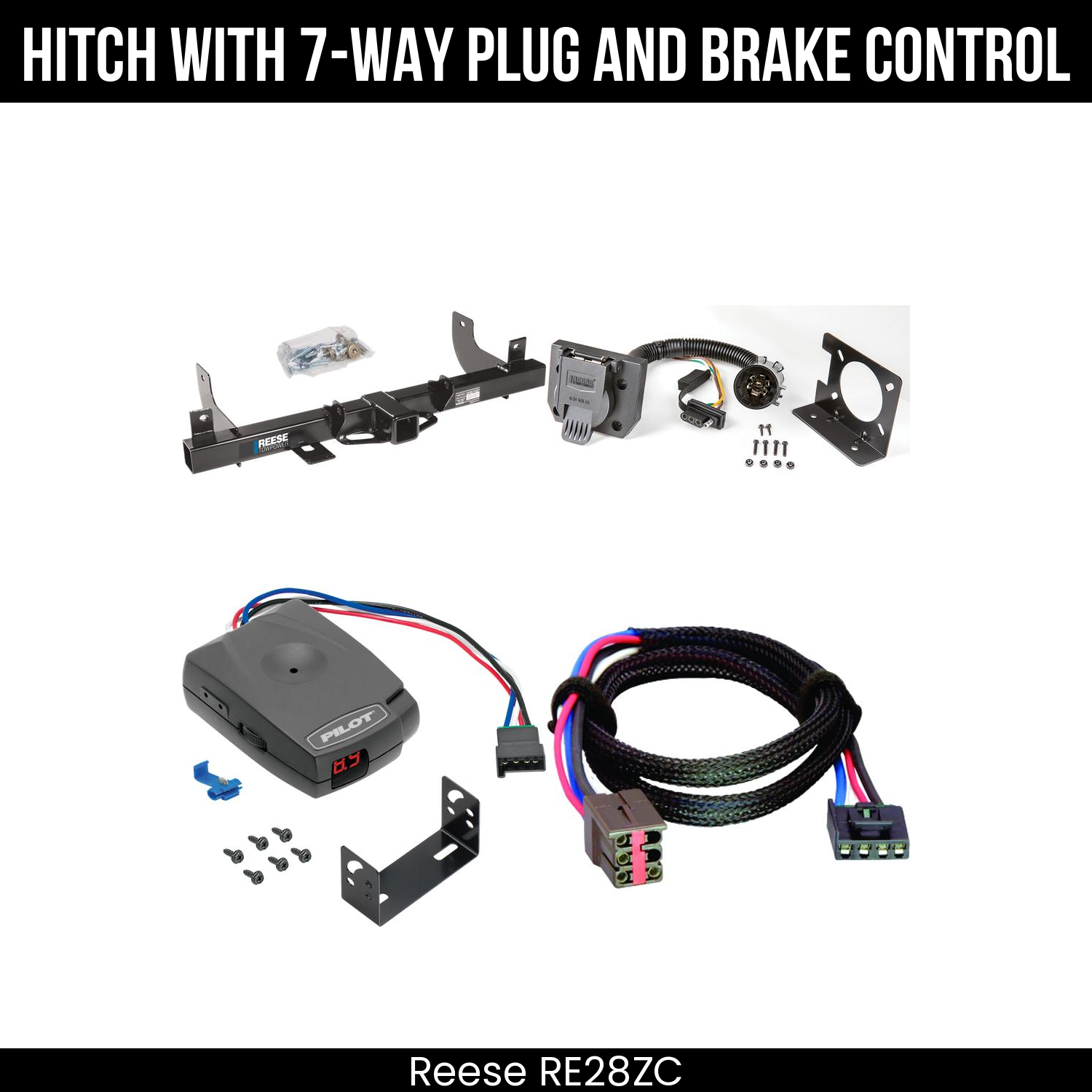 Trailer Hitch , 7-Way , Pro Series Pilot Brake Control