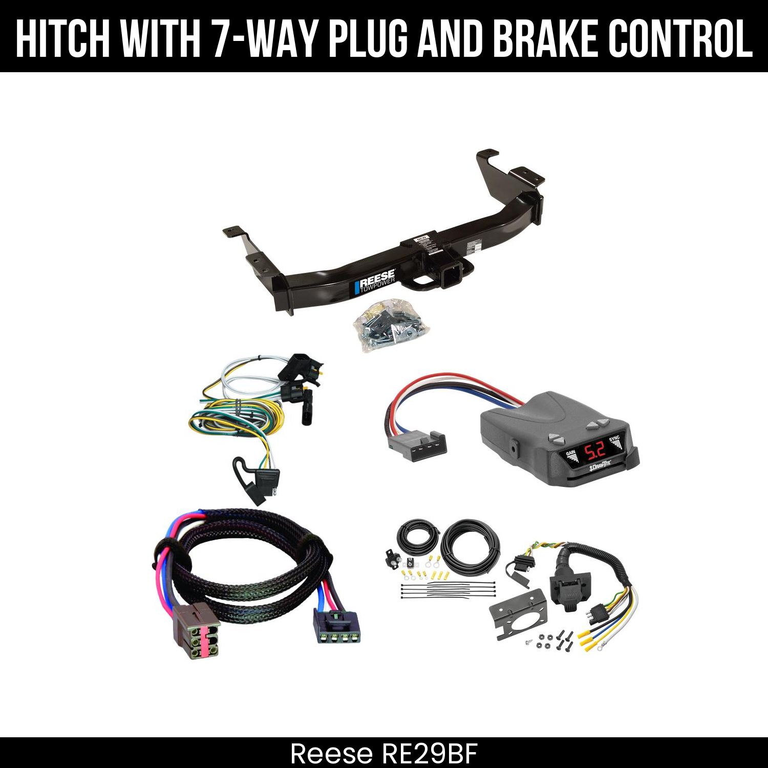 Trailer Hitch , 7-Way , Draw-Tite Activator IV Brake Control