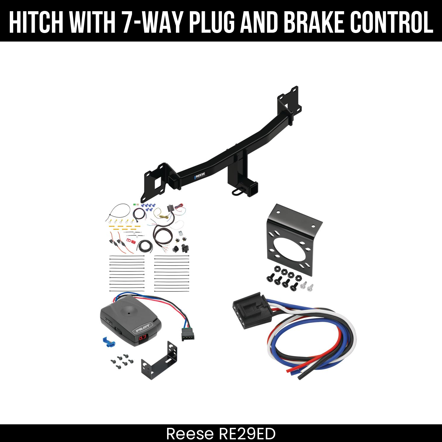 Trailer Hitch , 7-Way , Pro Series Pilot Brake Control