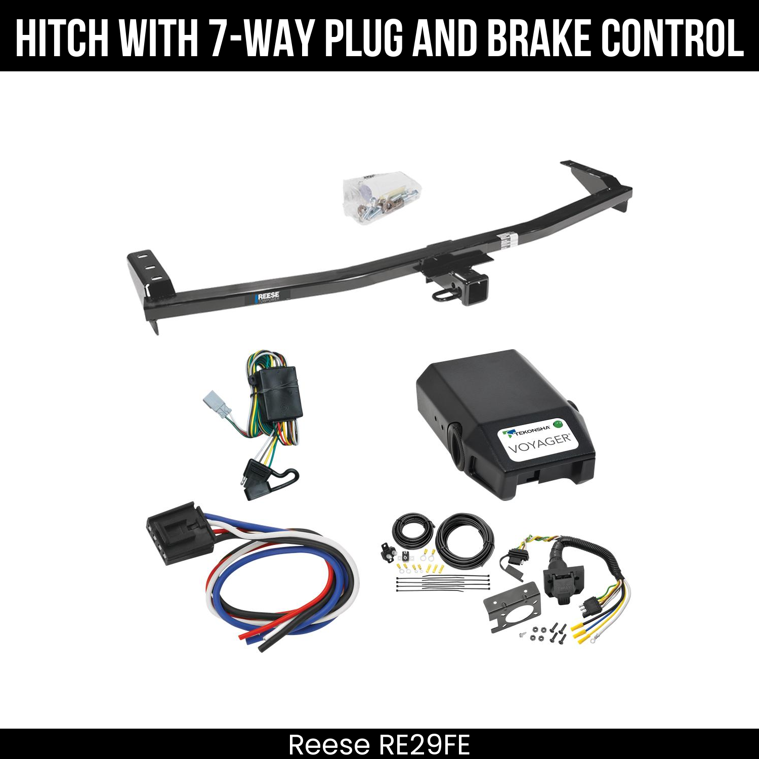 Trailer Hitch , 7-Way , Tekonsha Voyager Brake Control