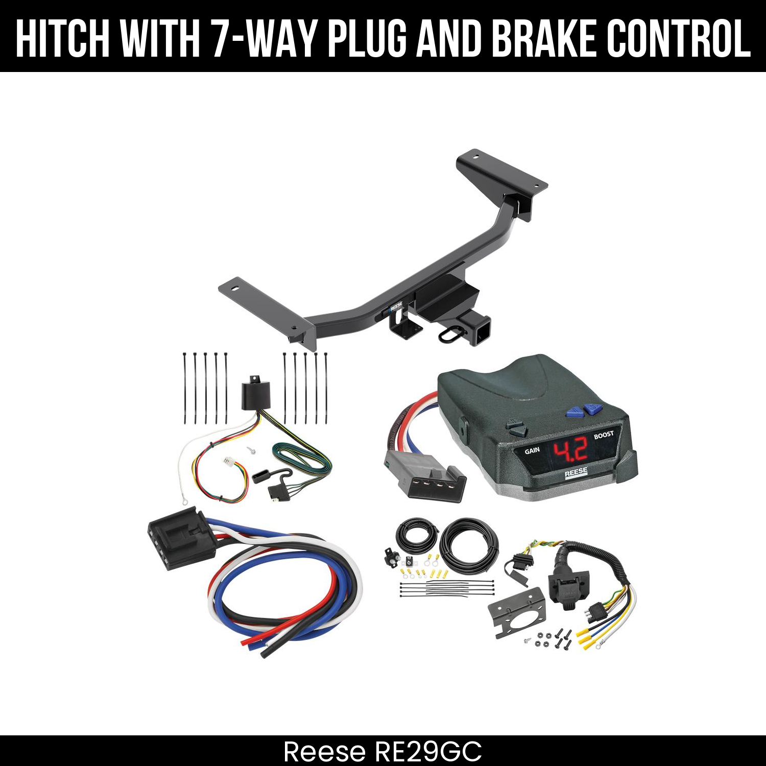 Trailer Hitch , 7-Way , Reese Brake EVN Control