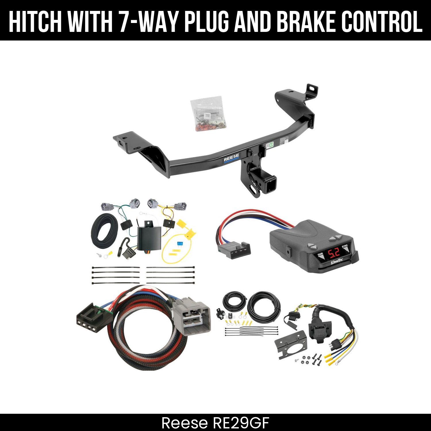 Trailer Hitch , 7-Way , Draw-Tite Activator IV Brake Control