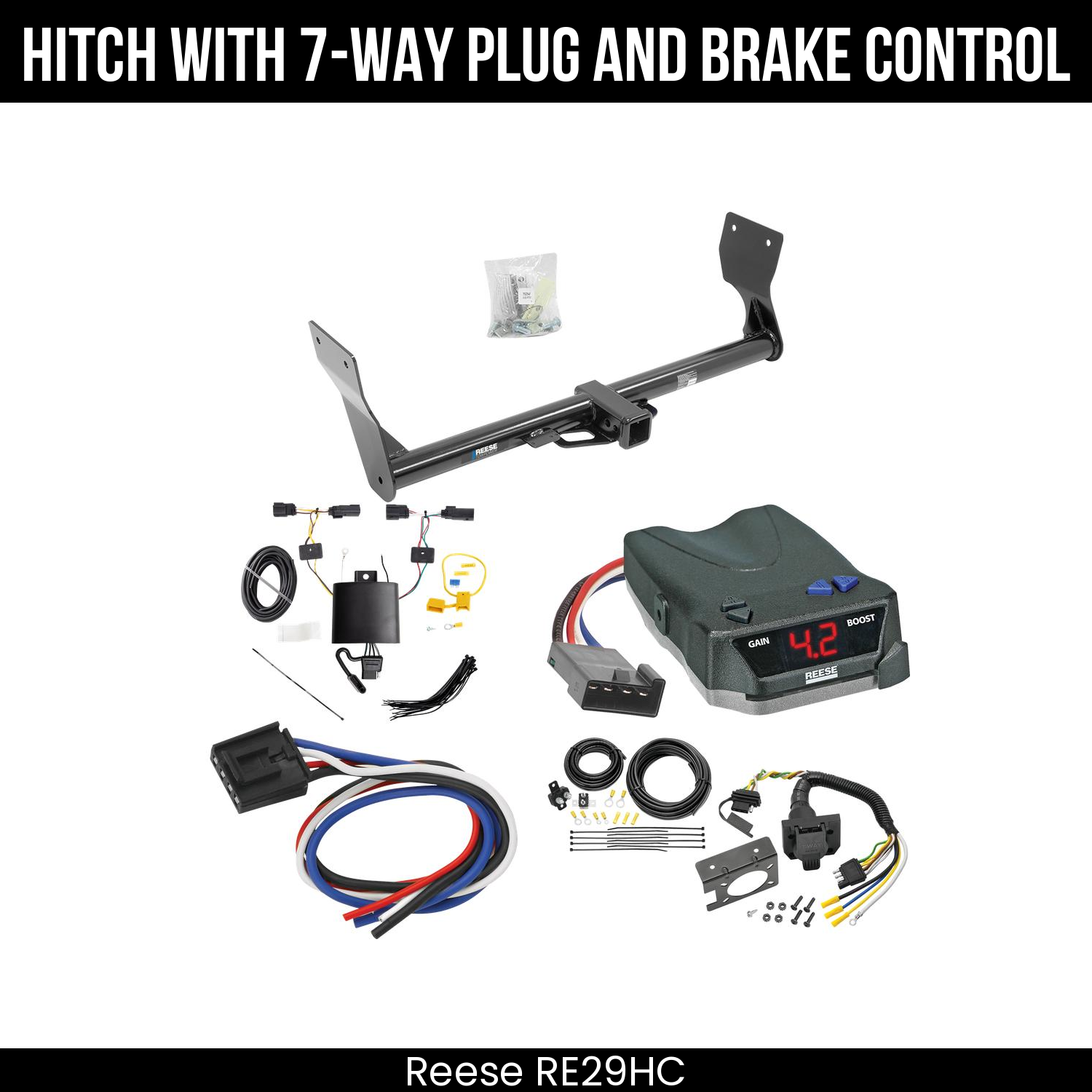 Trailer Hitch , 7-Way , Reese Brake EVN Control