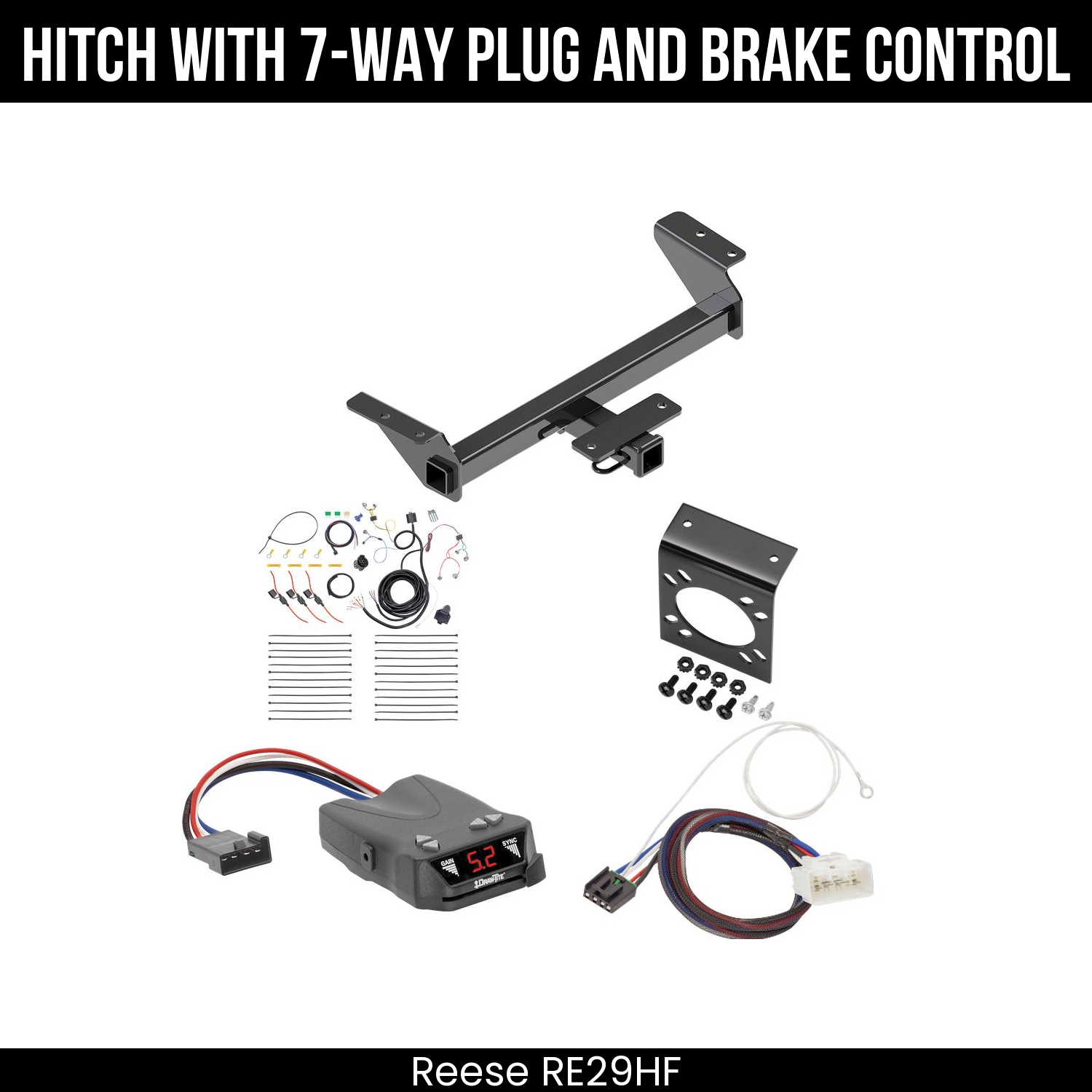 Trailer Hitch , 7-Way , Draw-Tite Activator IV Brake Control