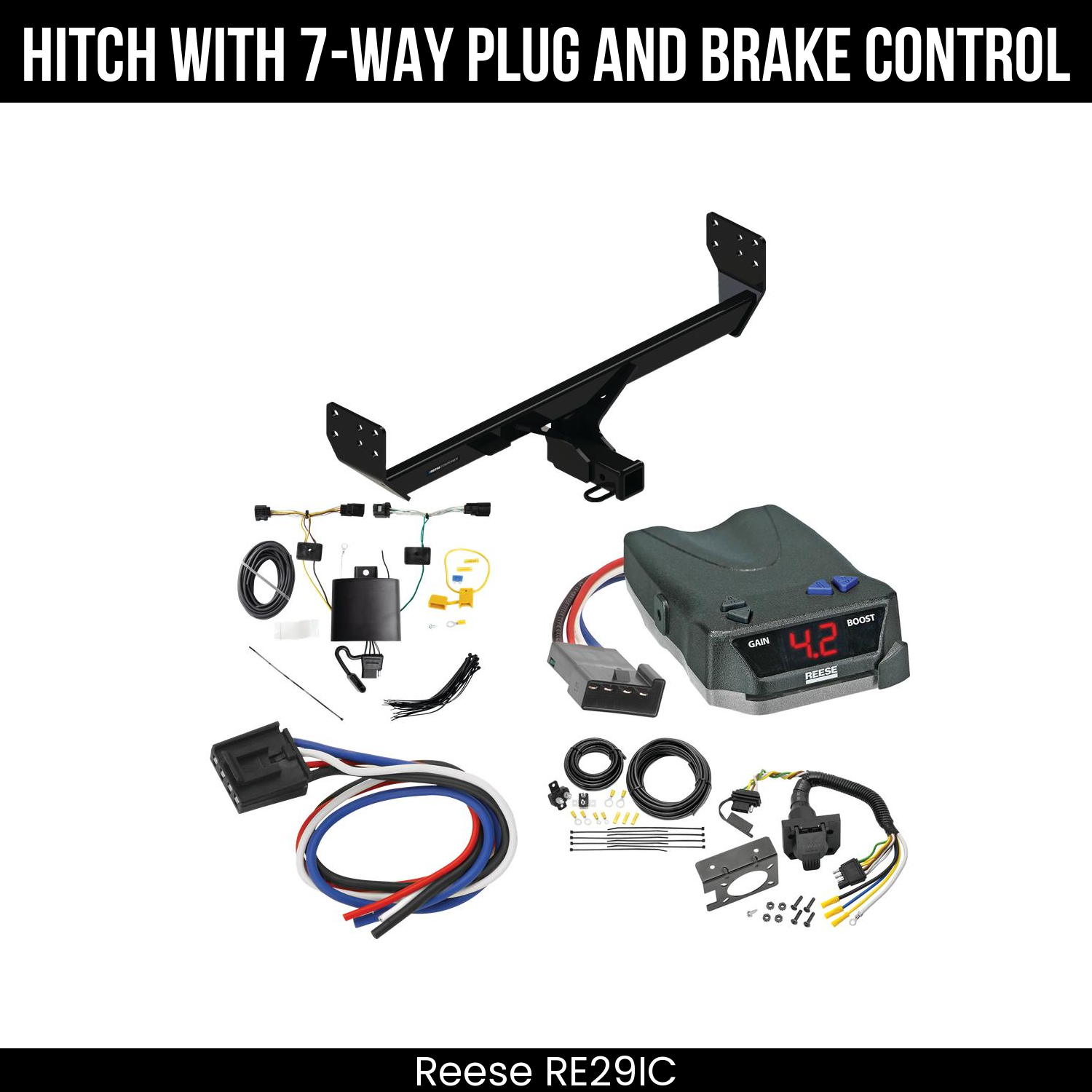 Trailer Hitch , 7-Way , Reese Brake EVN Control