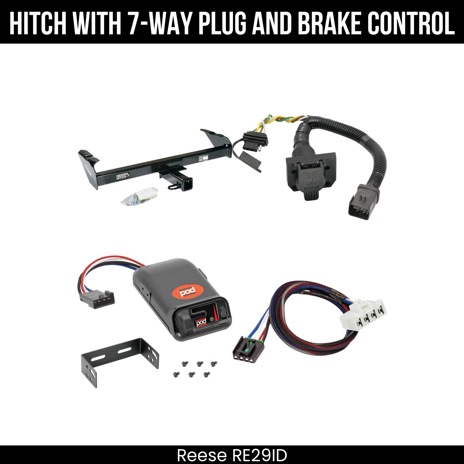 Trailer Hitch , 7-Way , Pro Series POD Brake Control