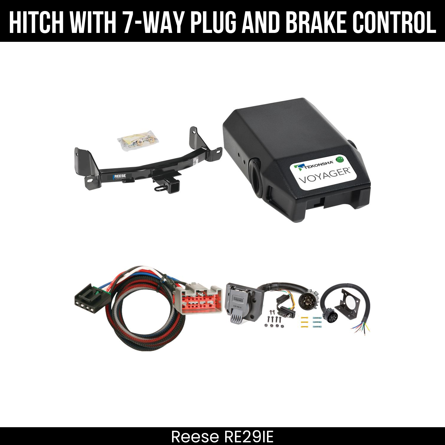 Trailer Hitch , 7-Way , Tekonsha Voyager Brake Control