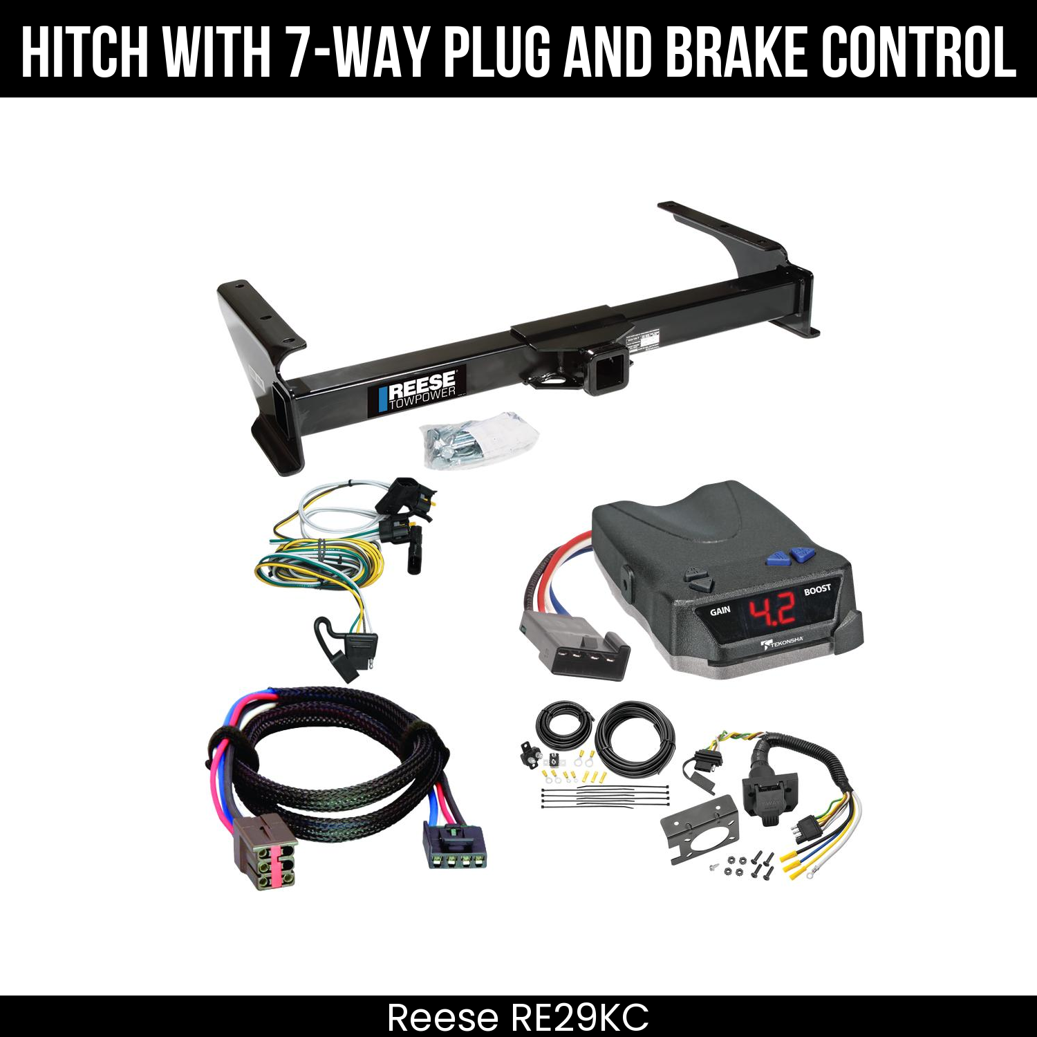 Trailer Hitch , 7-Way , Tekonsha Brake EVN Control