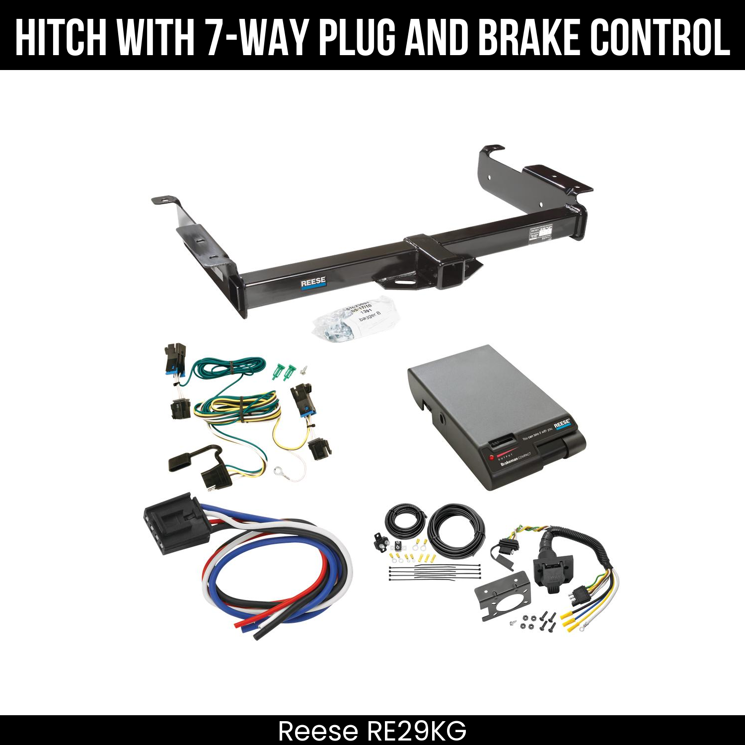 Trailer Hitch , 7-Way , Reese Brakeman Brake Control