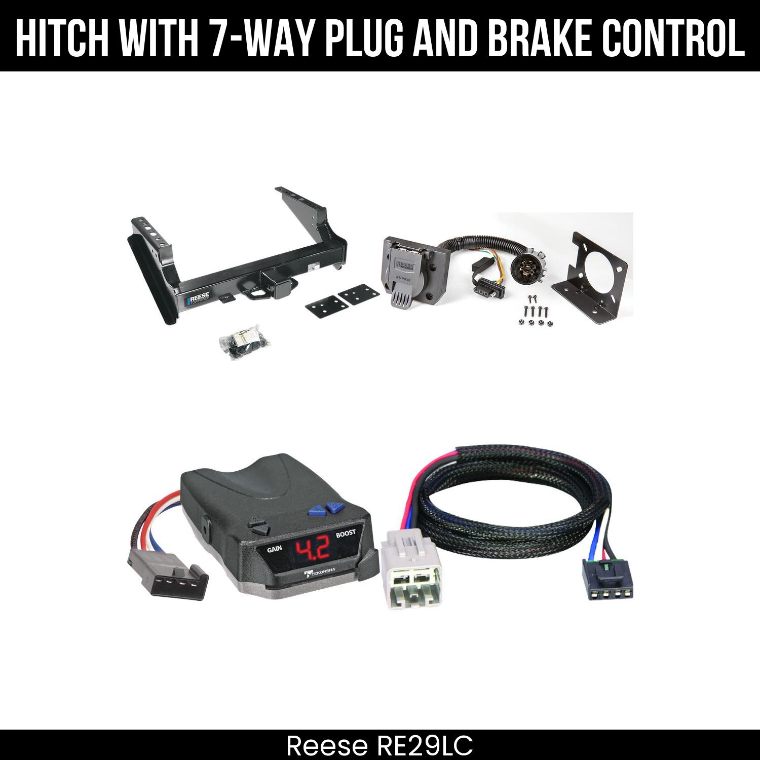 Trailer Hitch , 7-Way , Tekonsha Brake EVN Control