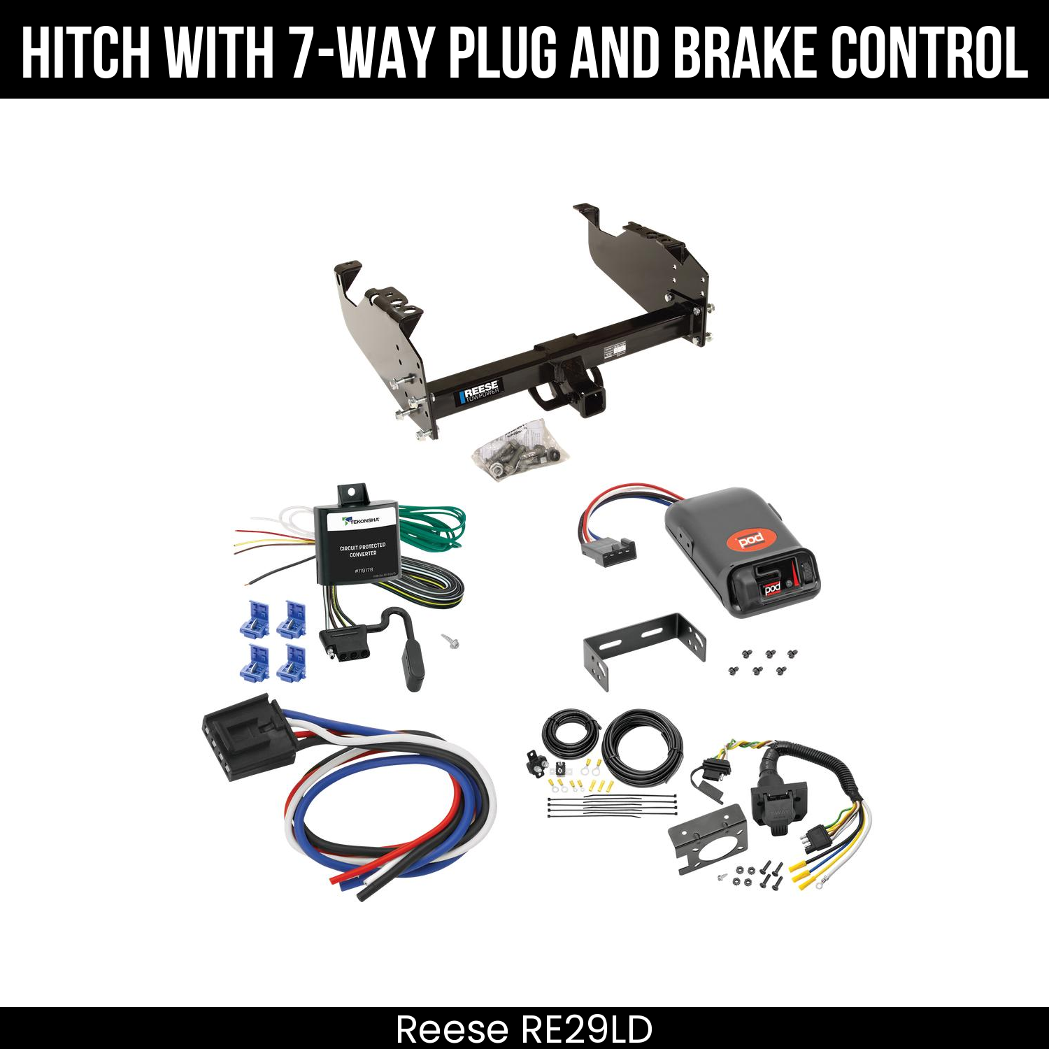 Trailer Hitch , 7-Way , Pro Series POD Brake Control