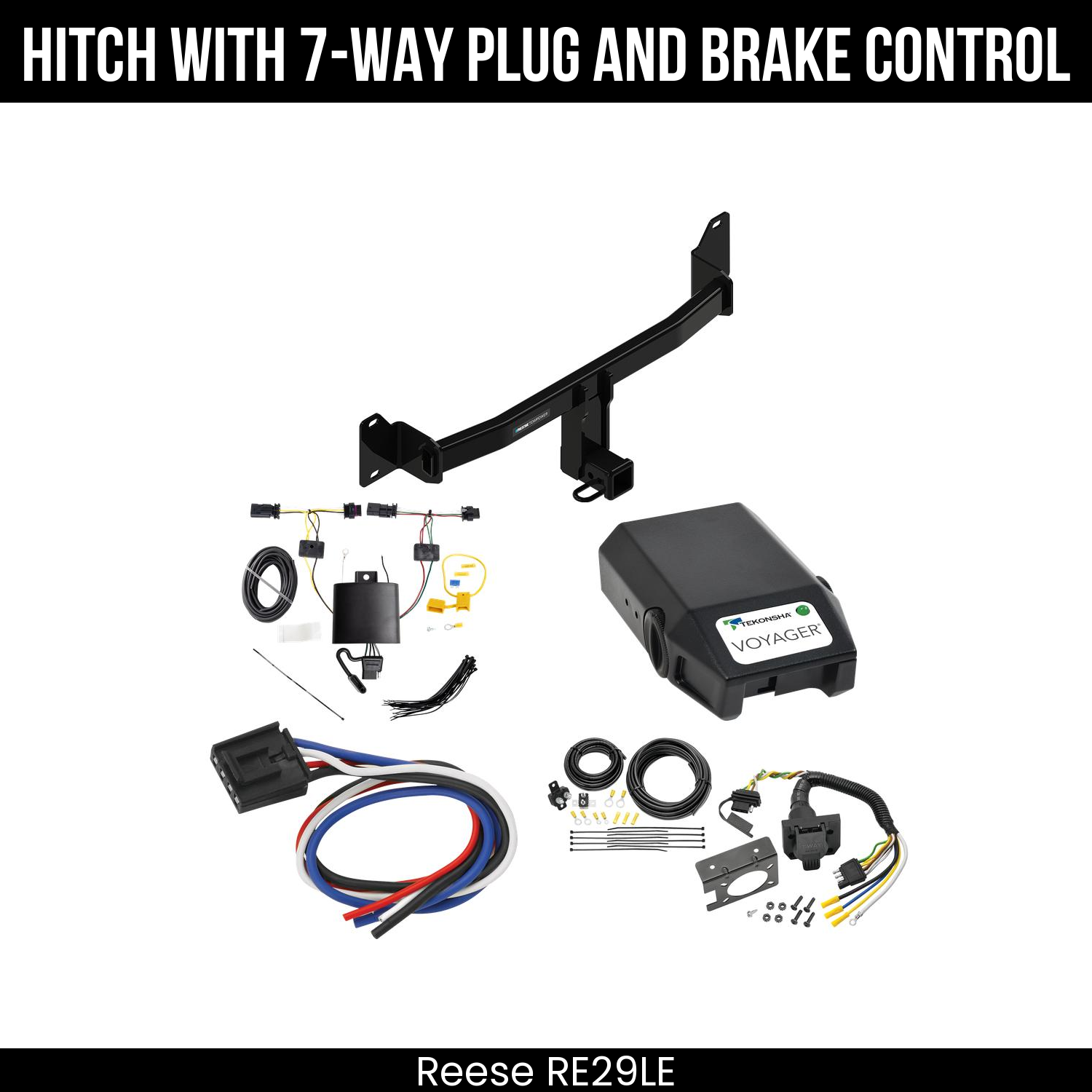 Trailer Hitch , 7-Way , Tekonsha Voyager Brake Control