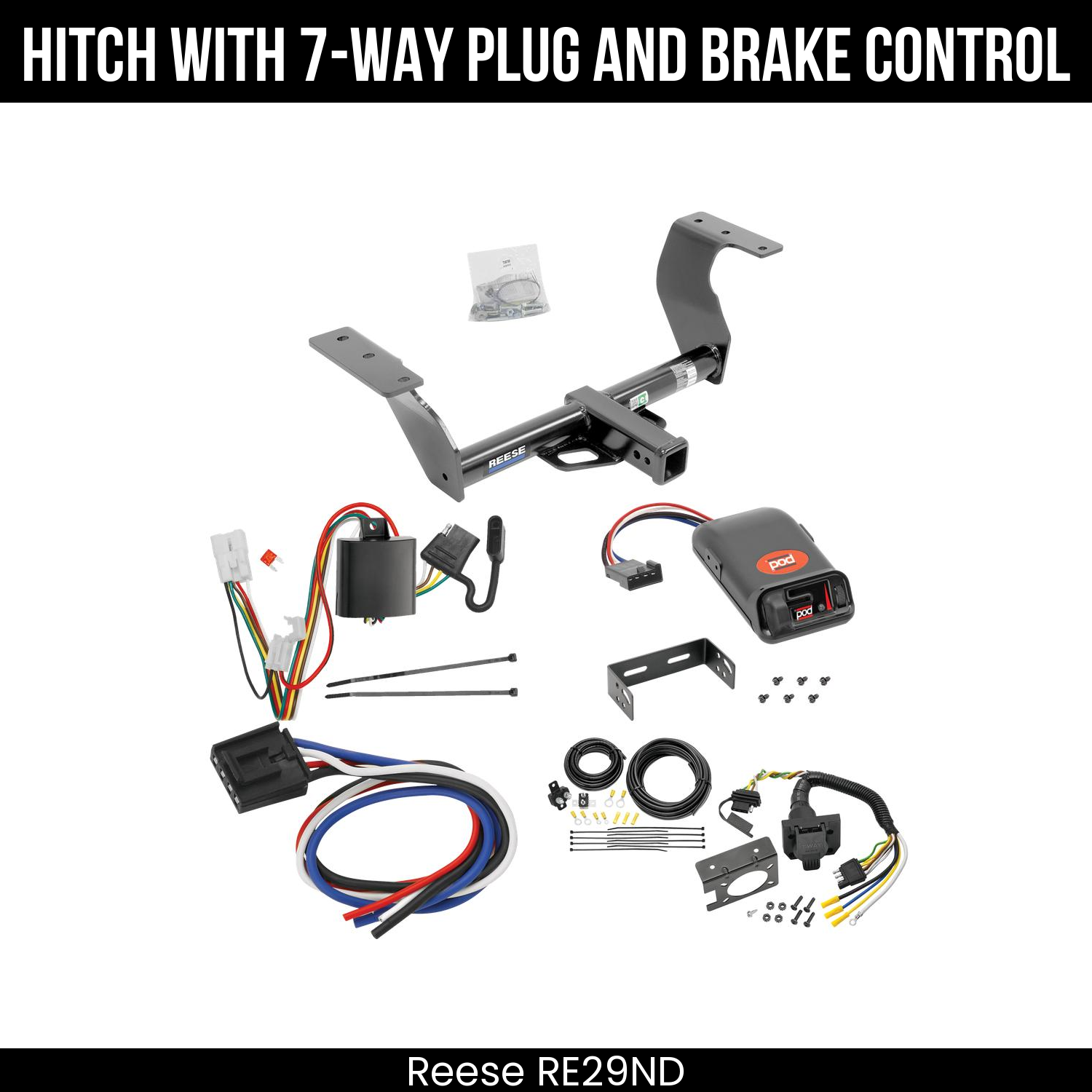 Trailer Hitch , 7-Way , Pro Series POD Brake Control
