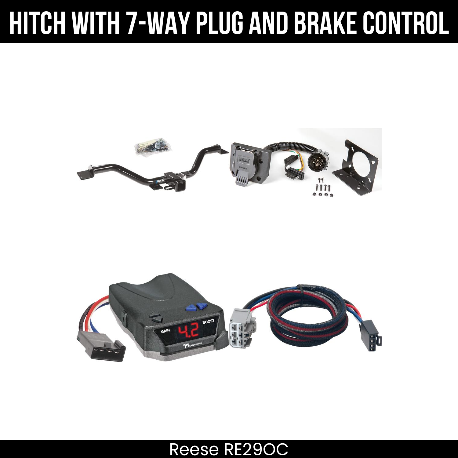 Trailer Hitch , 7-Way , Tekonsha Brake EVN Control