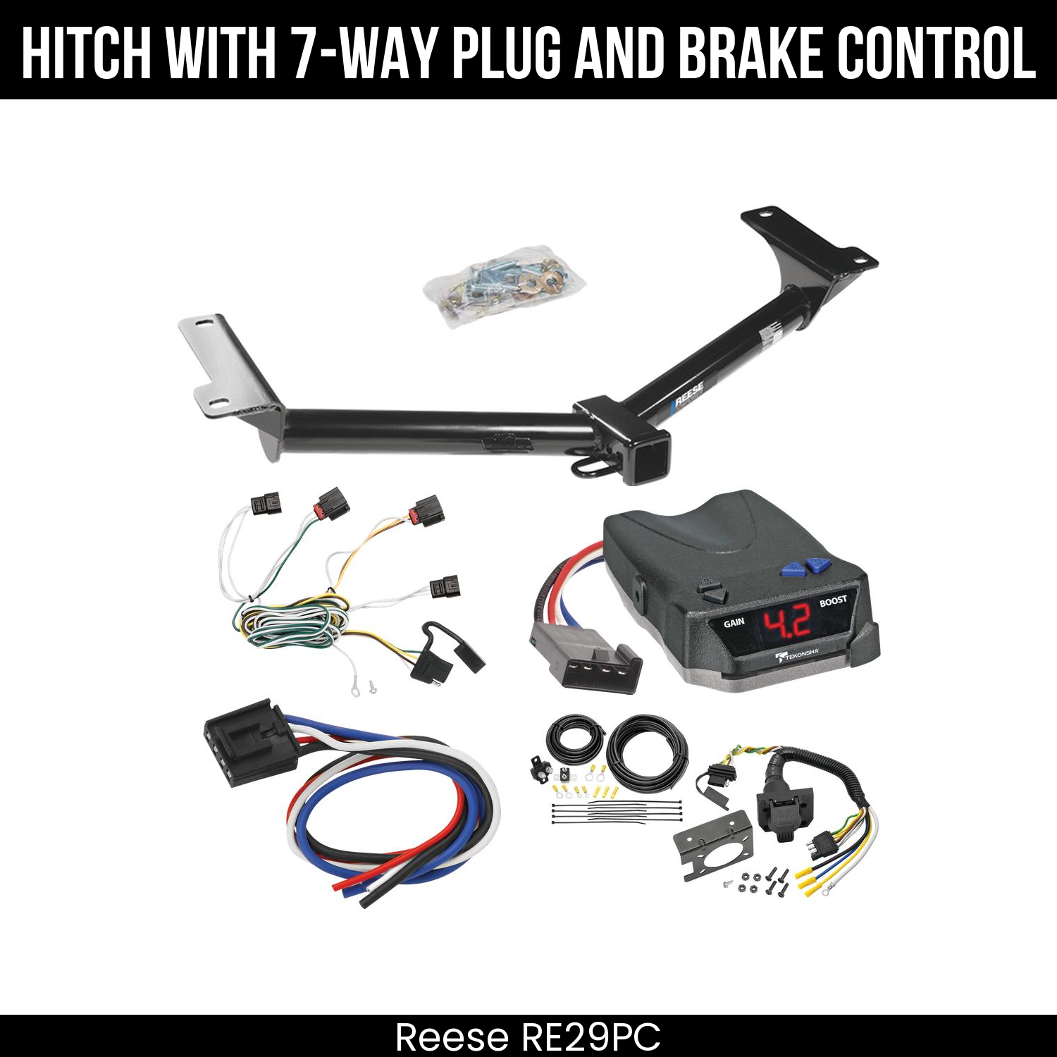 Trailer Hitch , 7-Way , Tekonsha Brake EVN Control