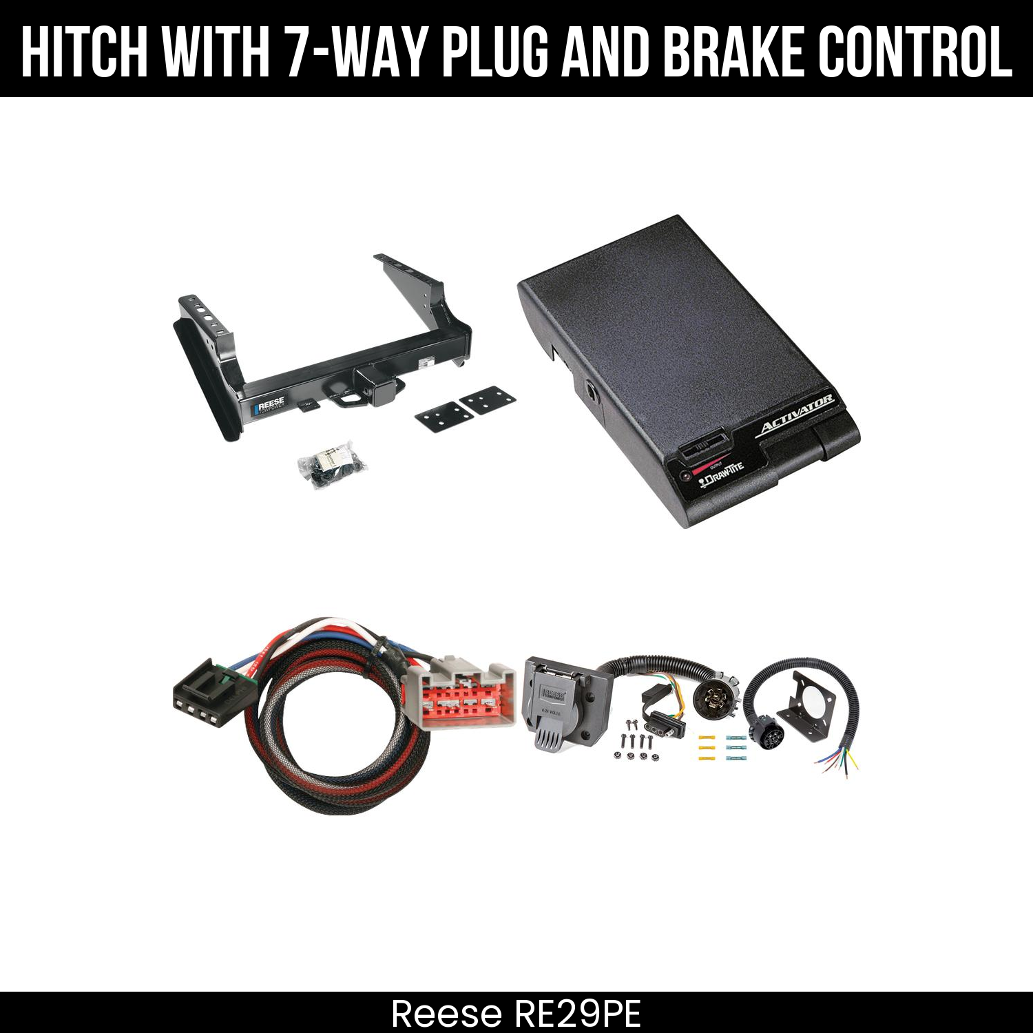 Trailer Hitch , 7-Way , Draw-Tite Activator Brake Control