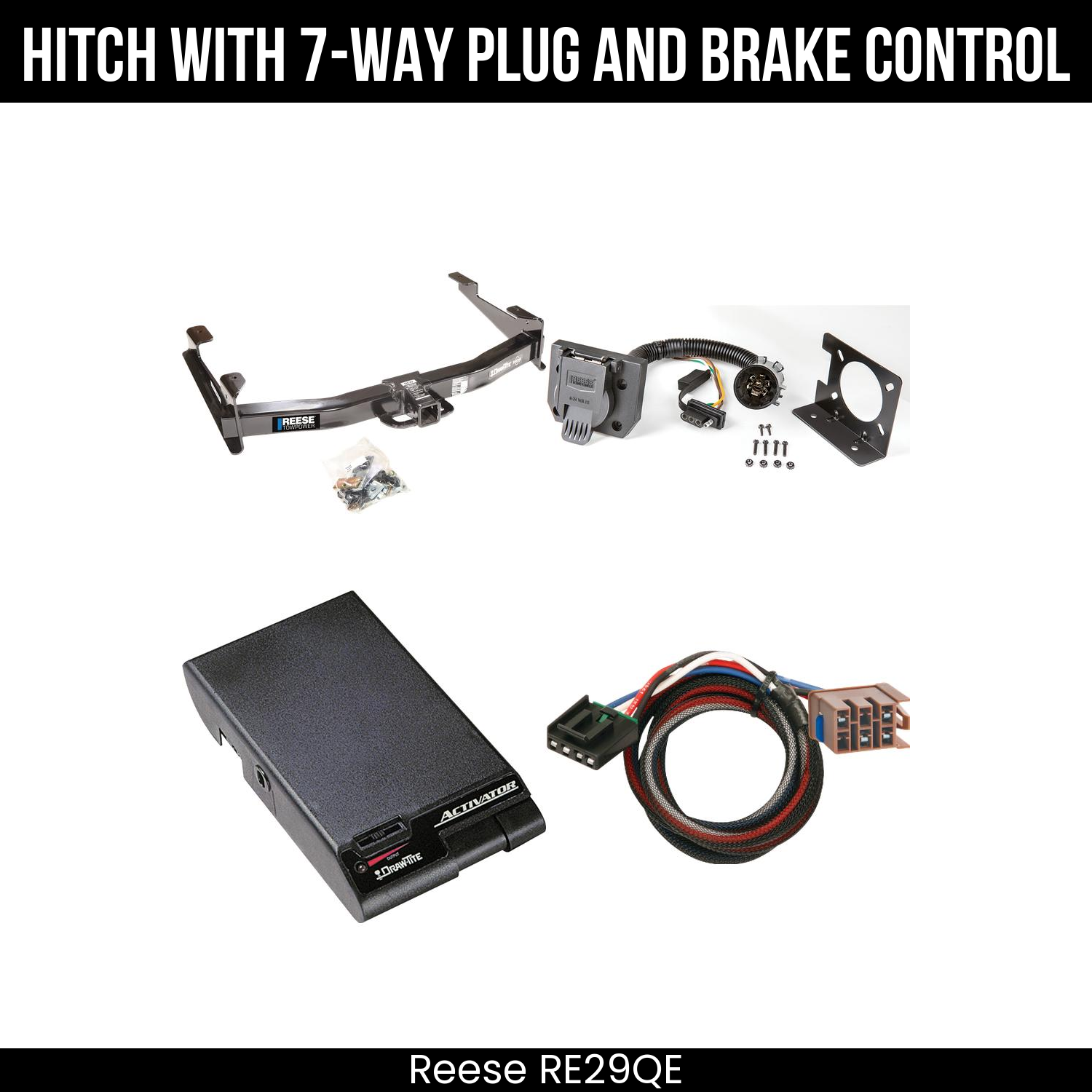 Trailer Hitch , 7-Way , Draw-Tite Activator Brake Control