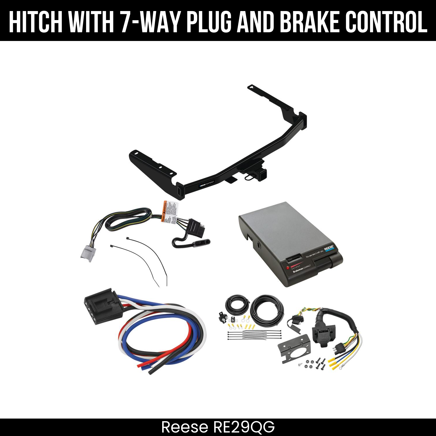 Trailer Hitch , 7-Way , Reese Brakeman Brake Control