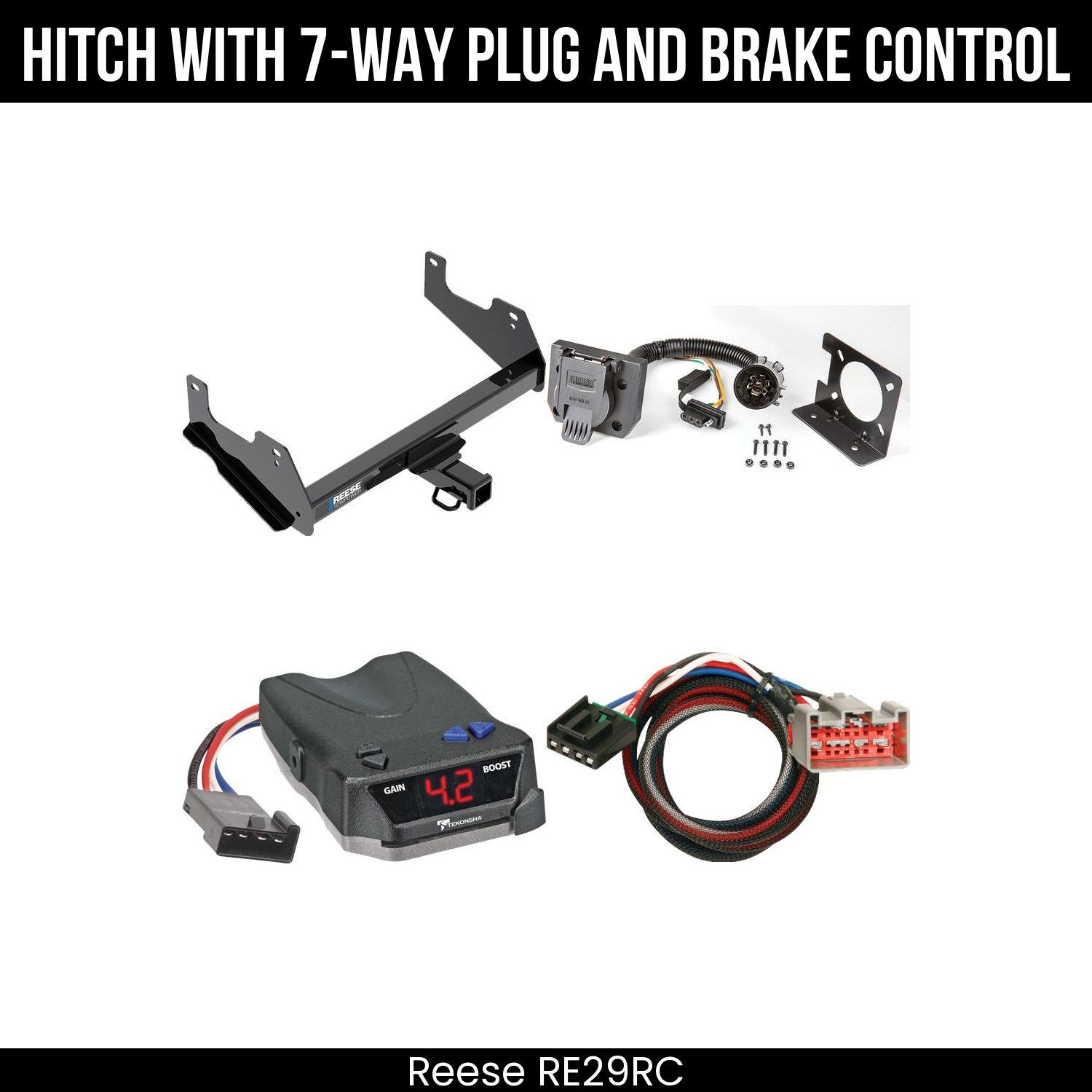 Trailer Hitch , 7-Way , Tekonsha Brake EVN Control