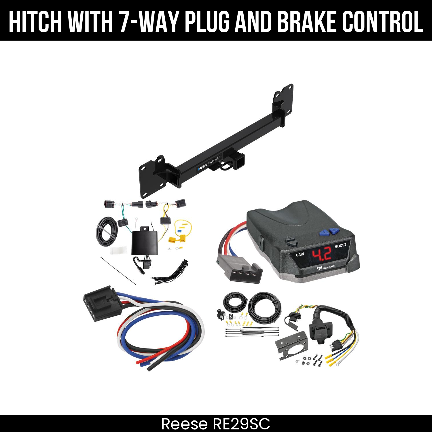 Trailer Hitch , 7-Way , Tekonsha Brake EVN Control