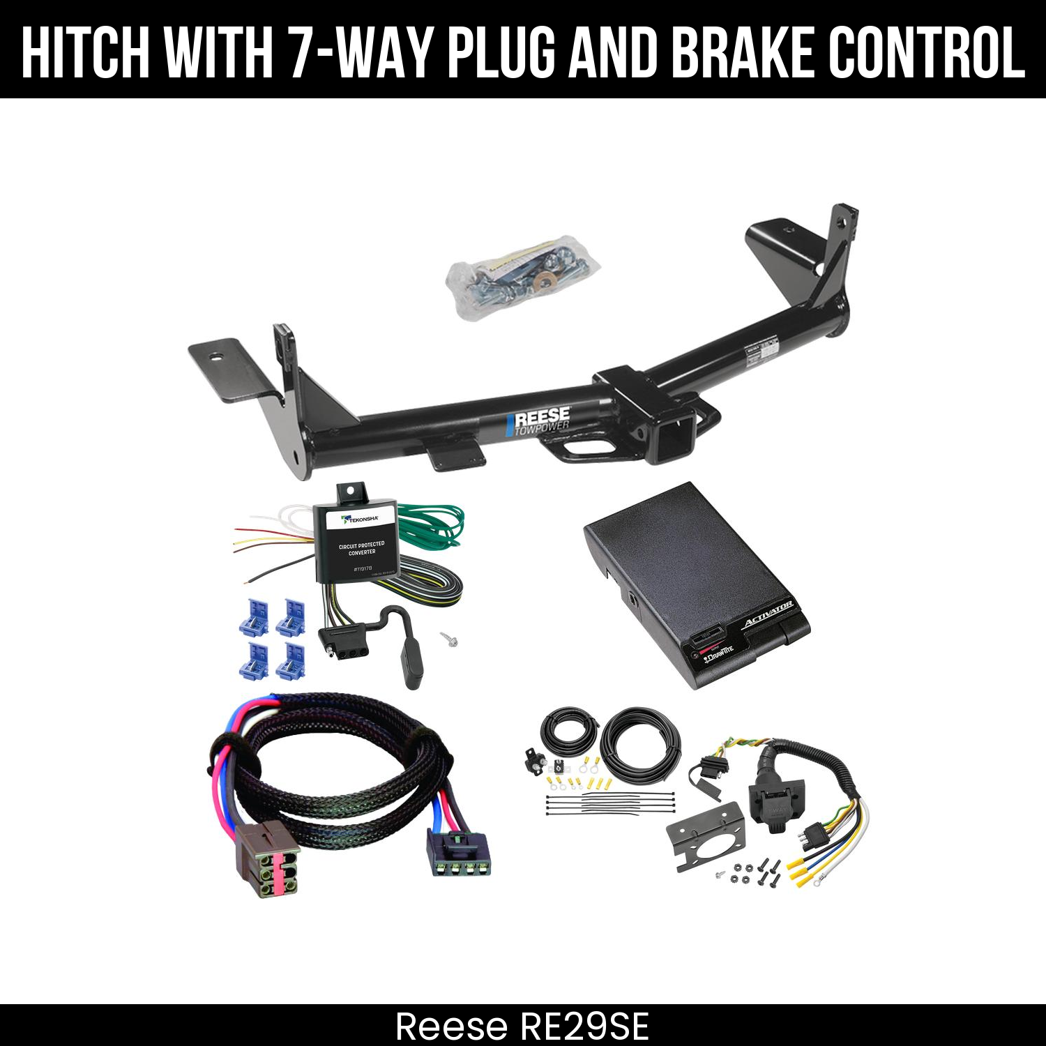Trailer Hitch , 7-Way , Draw-Tite Activator Brake Control