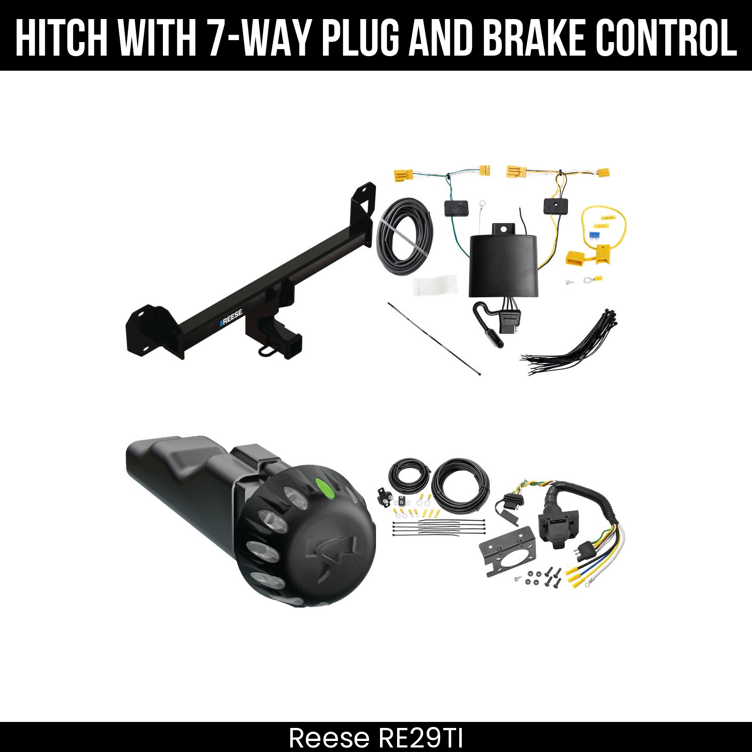 Trailer Hitch , 7-Way , Tekonsha Voyager iD Smart Brake Control