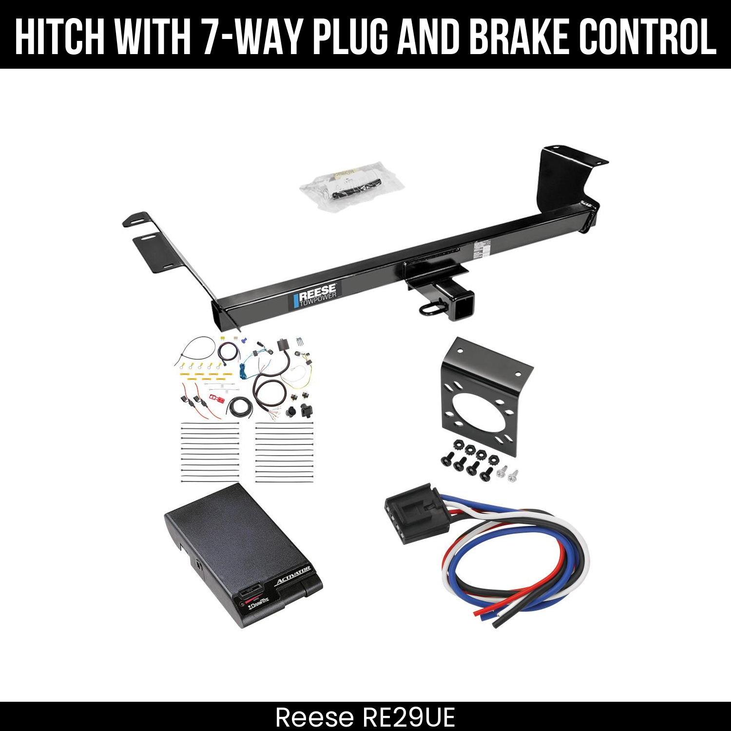 Trailer Hitch , 7-Way , Draw-Tite Activator Brake Control