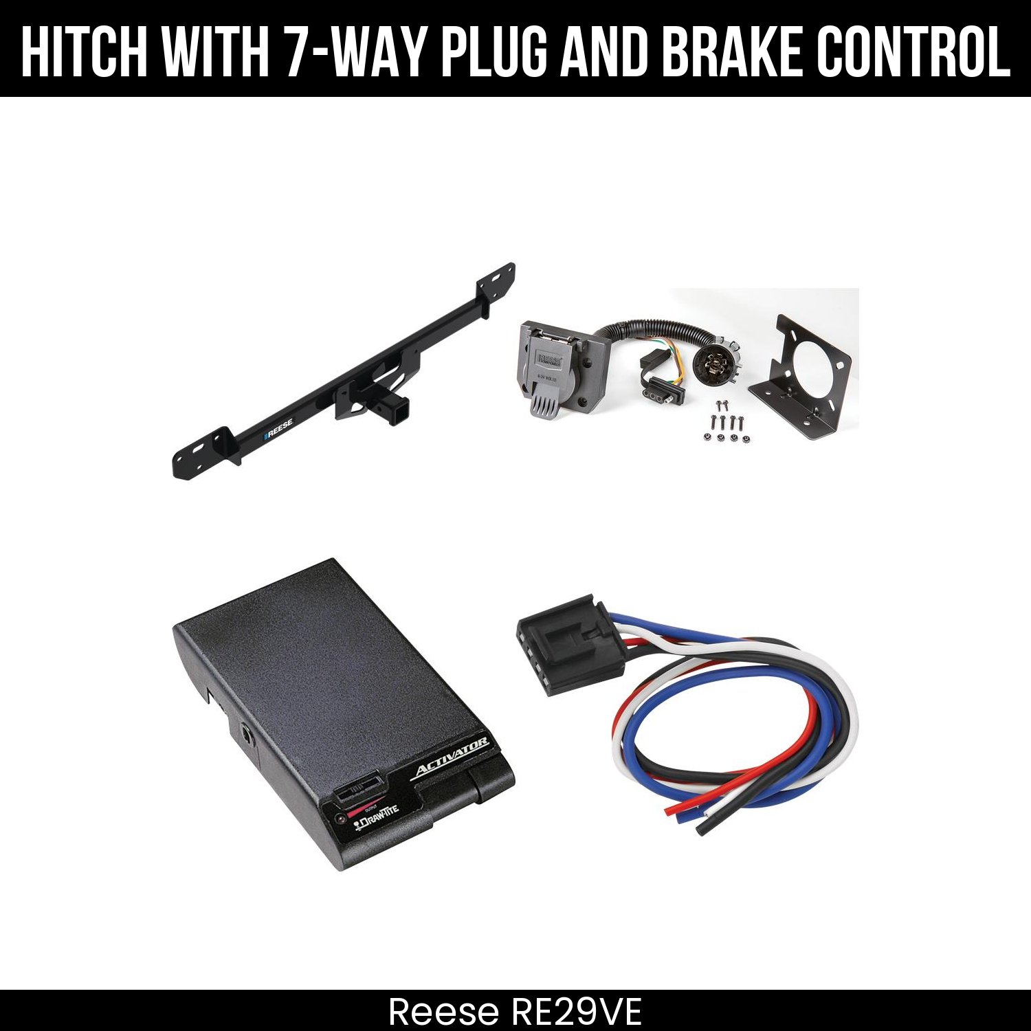 Trailer Hitch , 7-Way , Draw-Tite Activator Brake Control