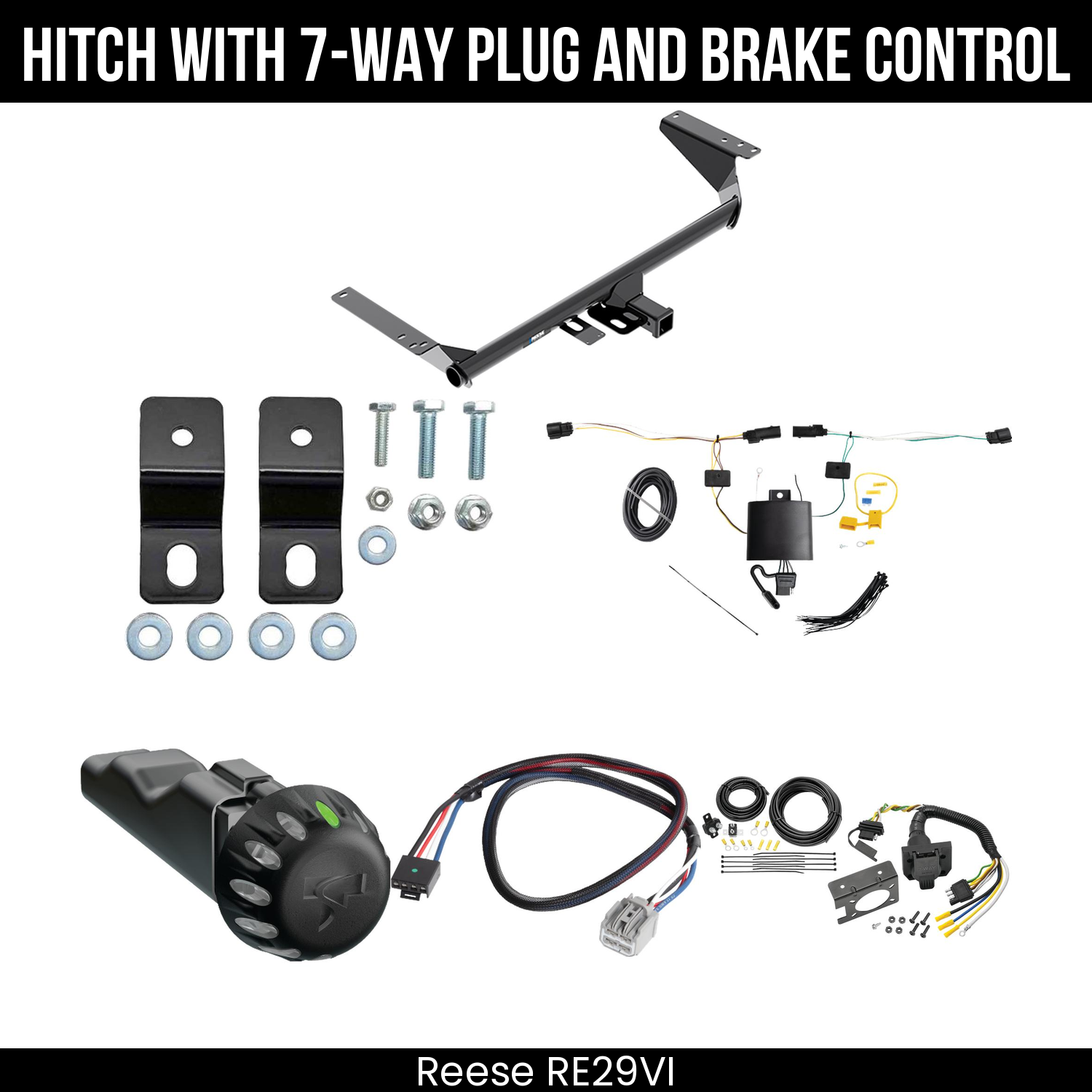 Trailer Hitch , 7-Way , Tekonsha Voyager iD Smart Brake Control