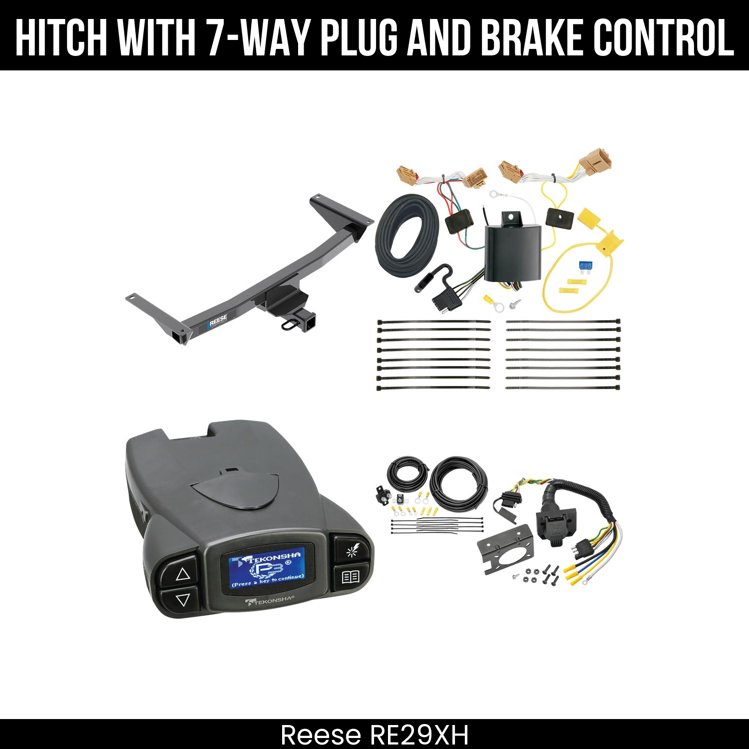 Trailer Hitch , 7-Way , Tekonsha Prodigy P3 Brake Control