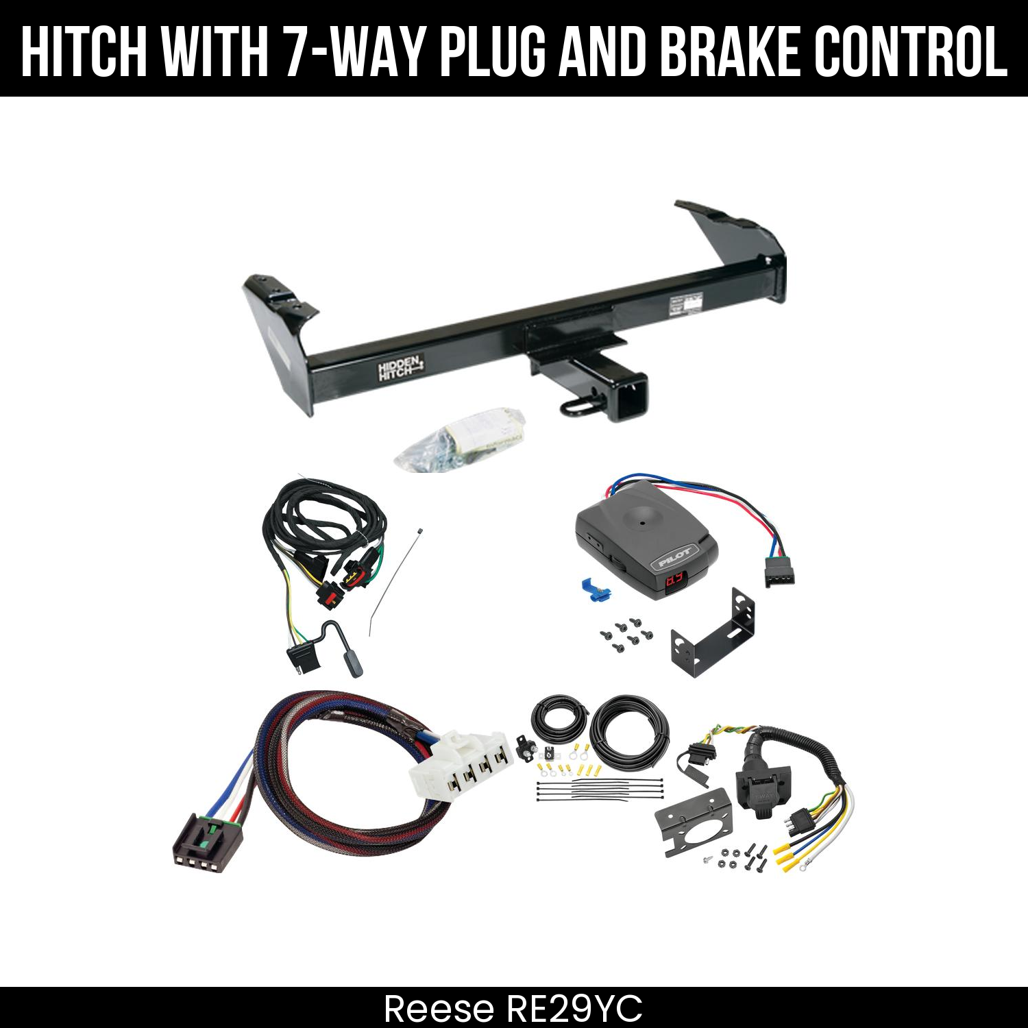 Trailer Hitch , 7-Way , Pro Series Pilot Brake Control