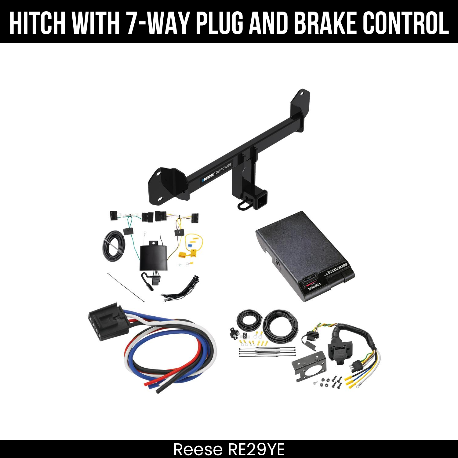 Trailer Hitch , 7-Way , Draw-Tite Activator Brake Control