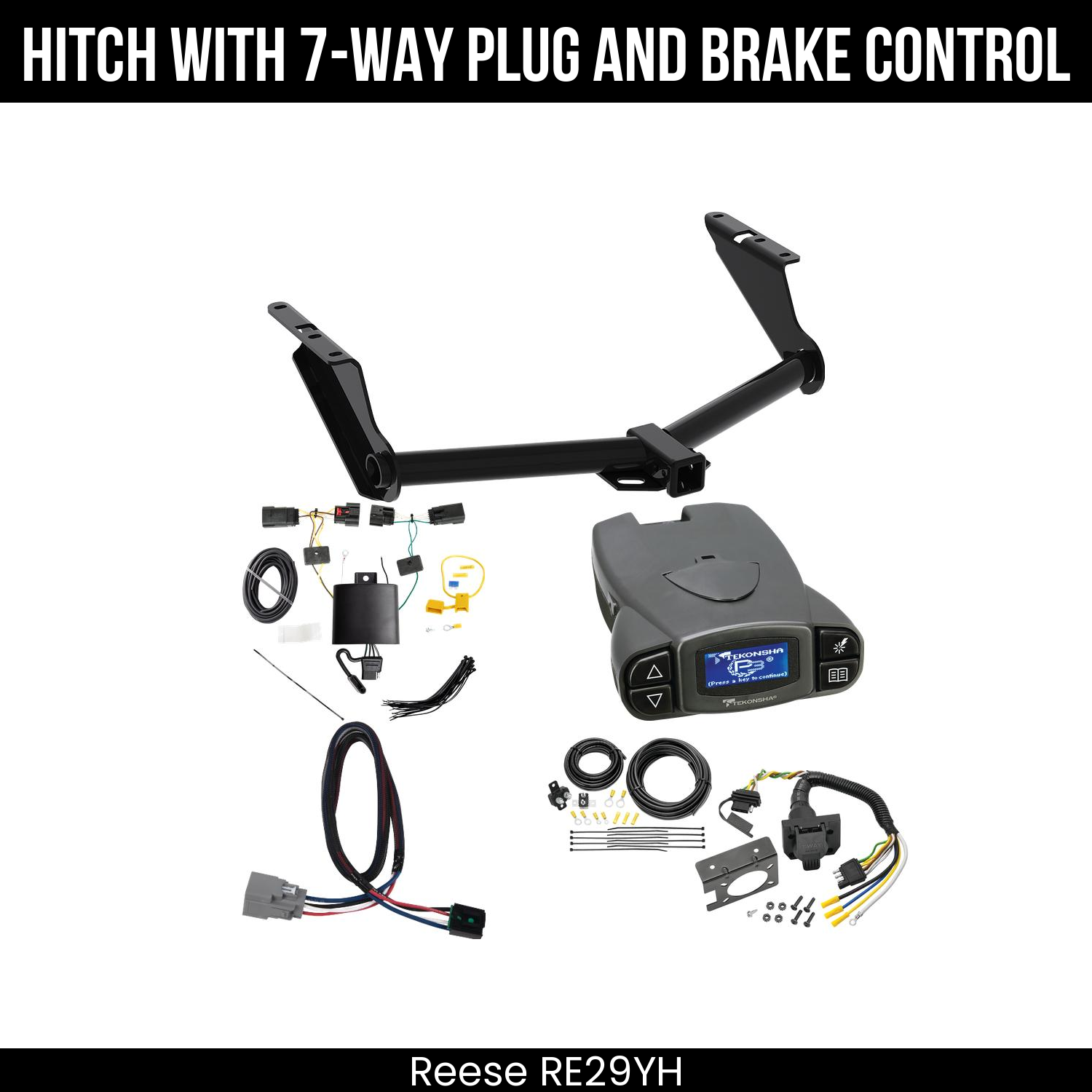 Trailer Hitch , 7-Way , Tekonsha Prodigy P3 Brake Control